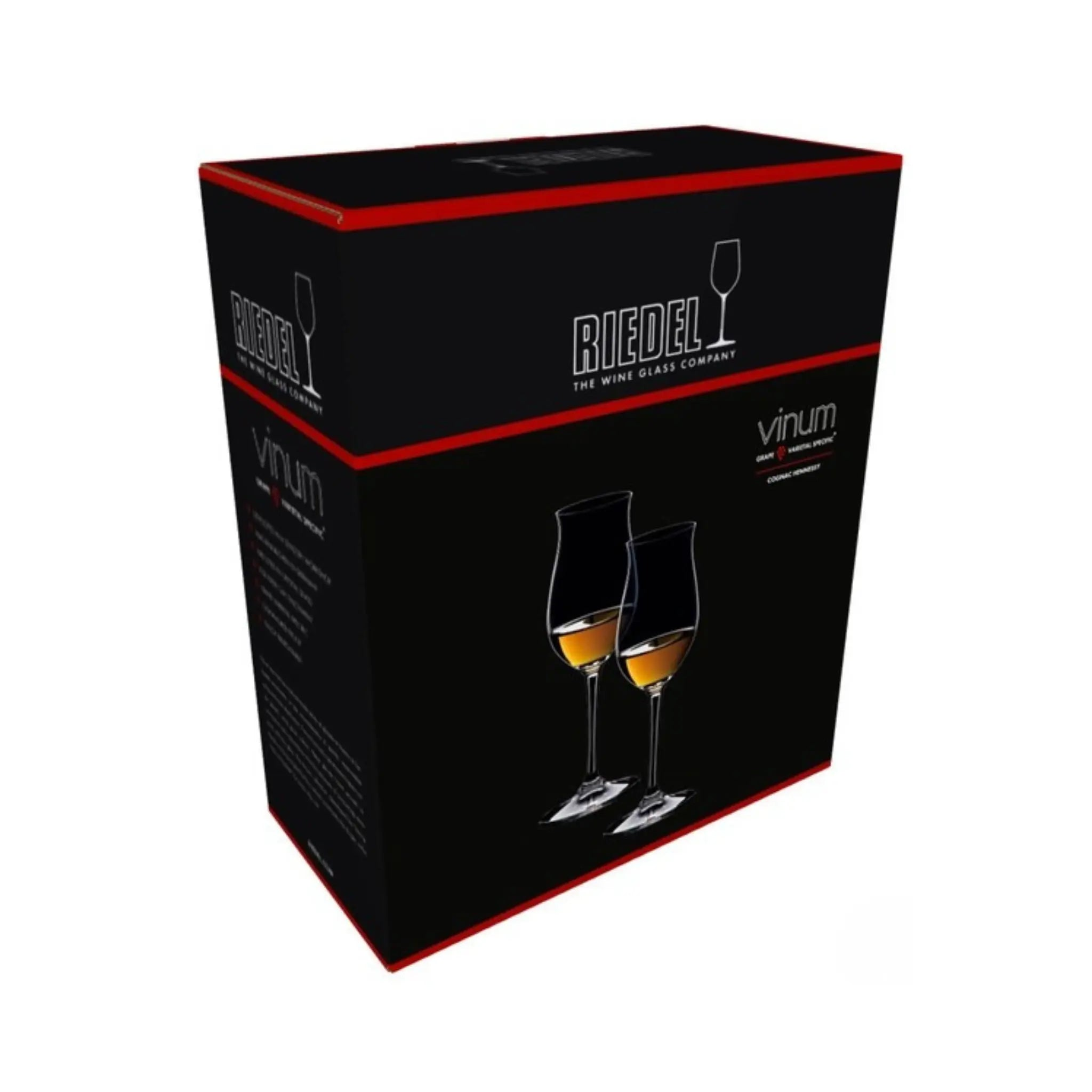 Ensemble de 2 verres Vinum Cognac Hennessy en cristal pour dégustation optimale de cognac
