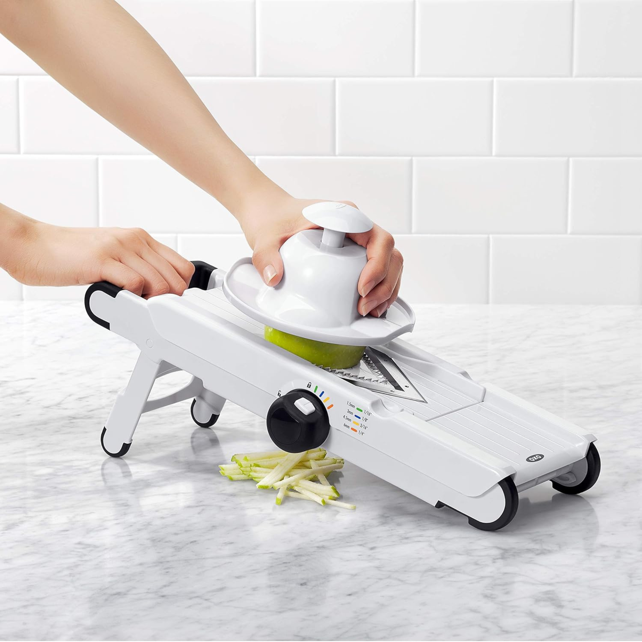 mandoline en situation utilisation julienne