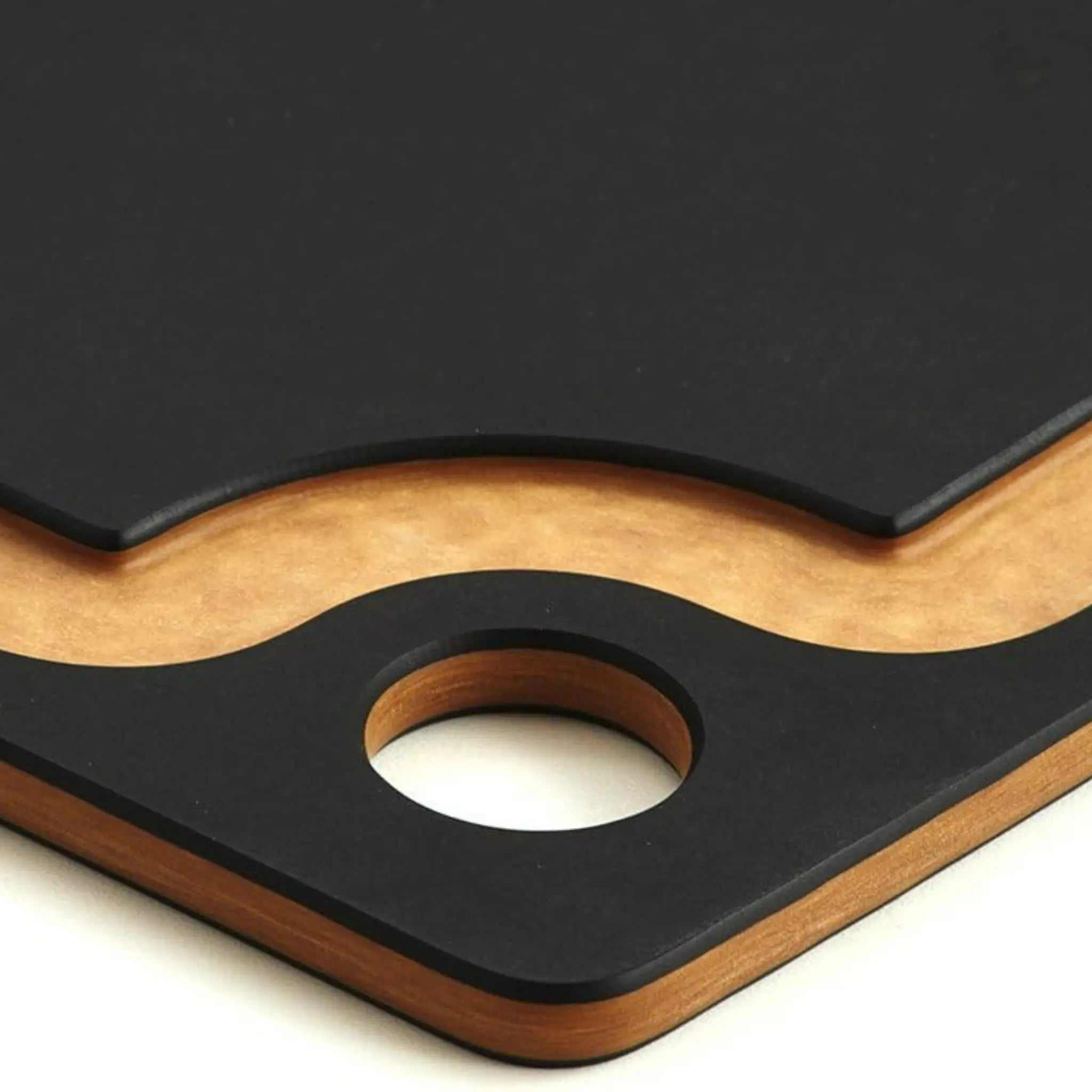 Planche à découper double face en composite Richlite avec rainure à jus, légère et durable, 36,8 x 28,6 cm