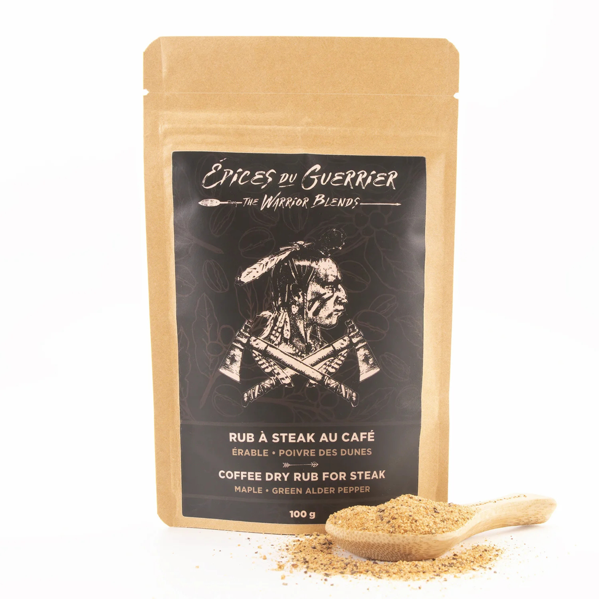Rub à steak au café 100 g - Épices du Guerrier