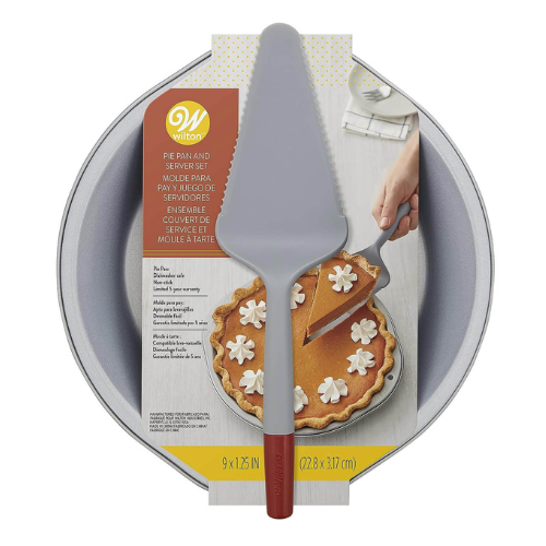 Ensemble de moule à tarte 9" et spatule dentelée - Wilton