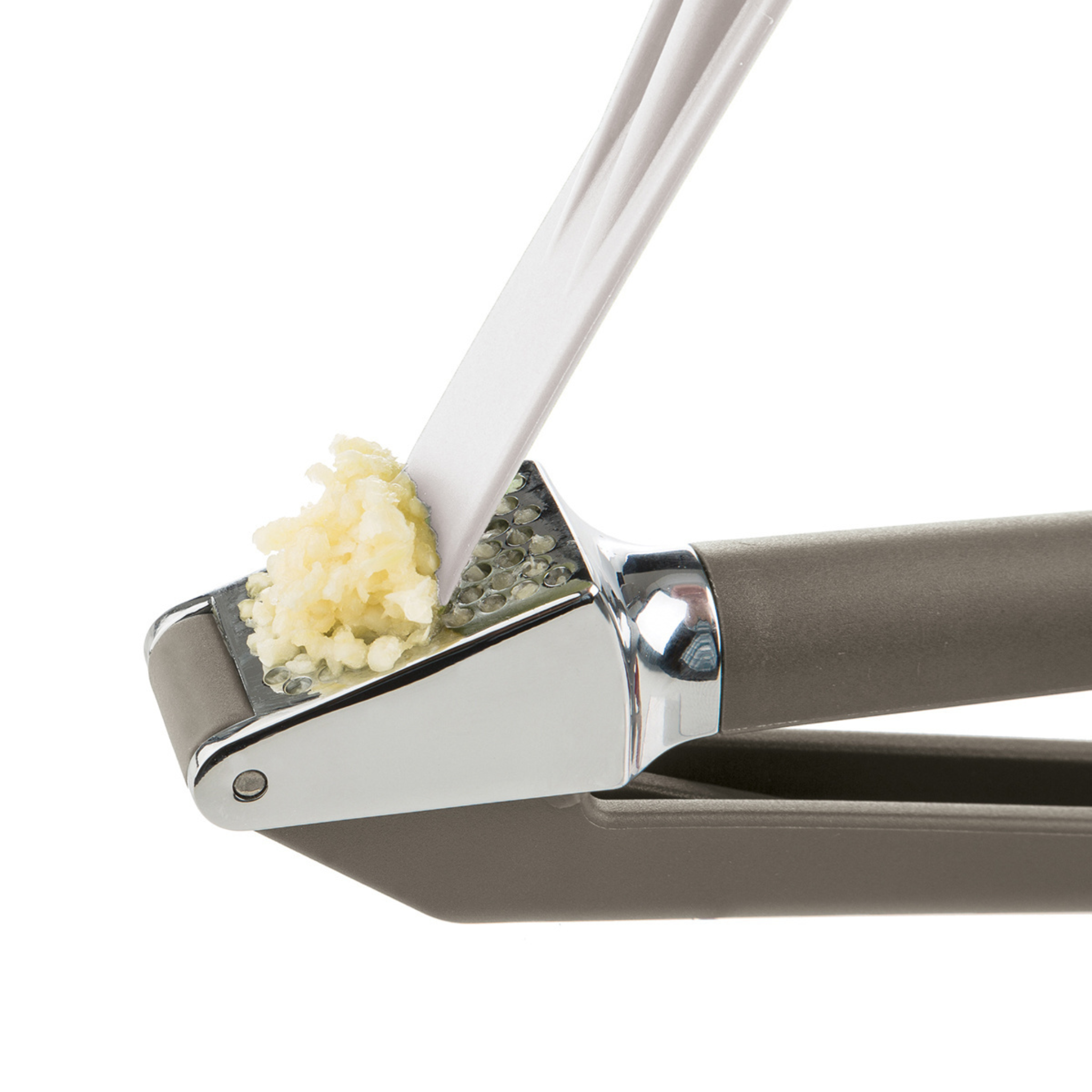 Presse-ail en acier inoxydable avec accessoire – Ricardo