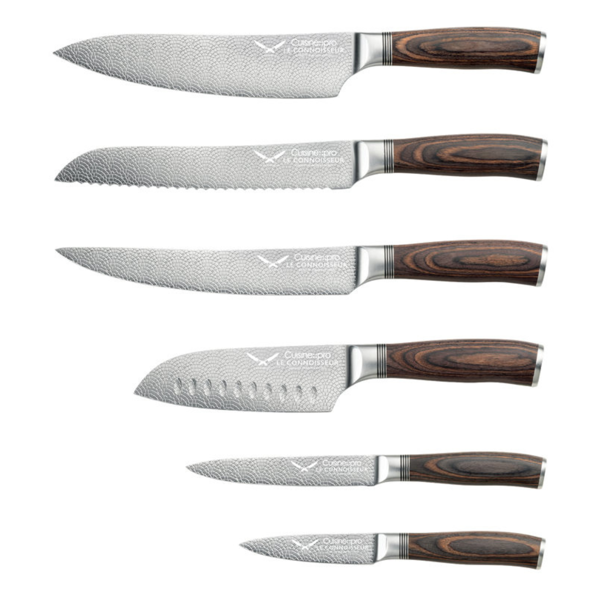 Bloc de couteaux 7 pièces Epicure LE CONNOISSEUR™ – Cuisine::pro®