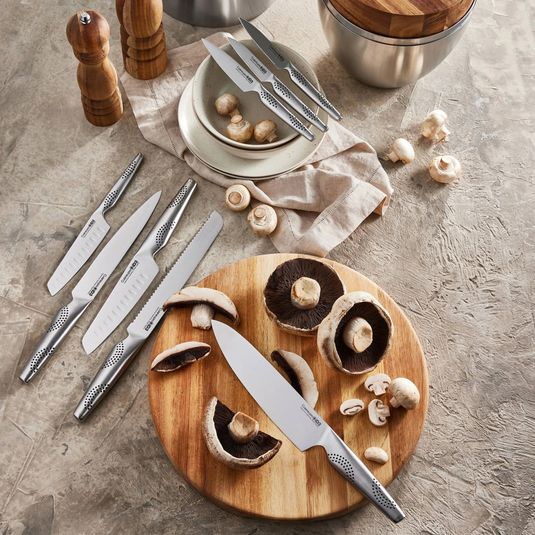 Bloc de couteaux The Egg iD3® 9 pièces – Cuisine::pro®