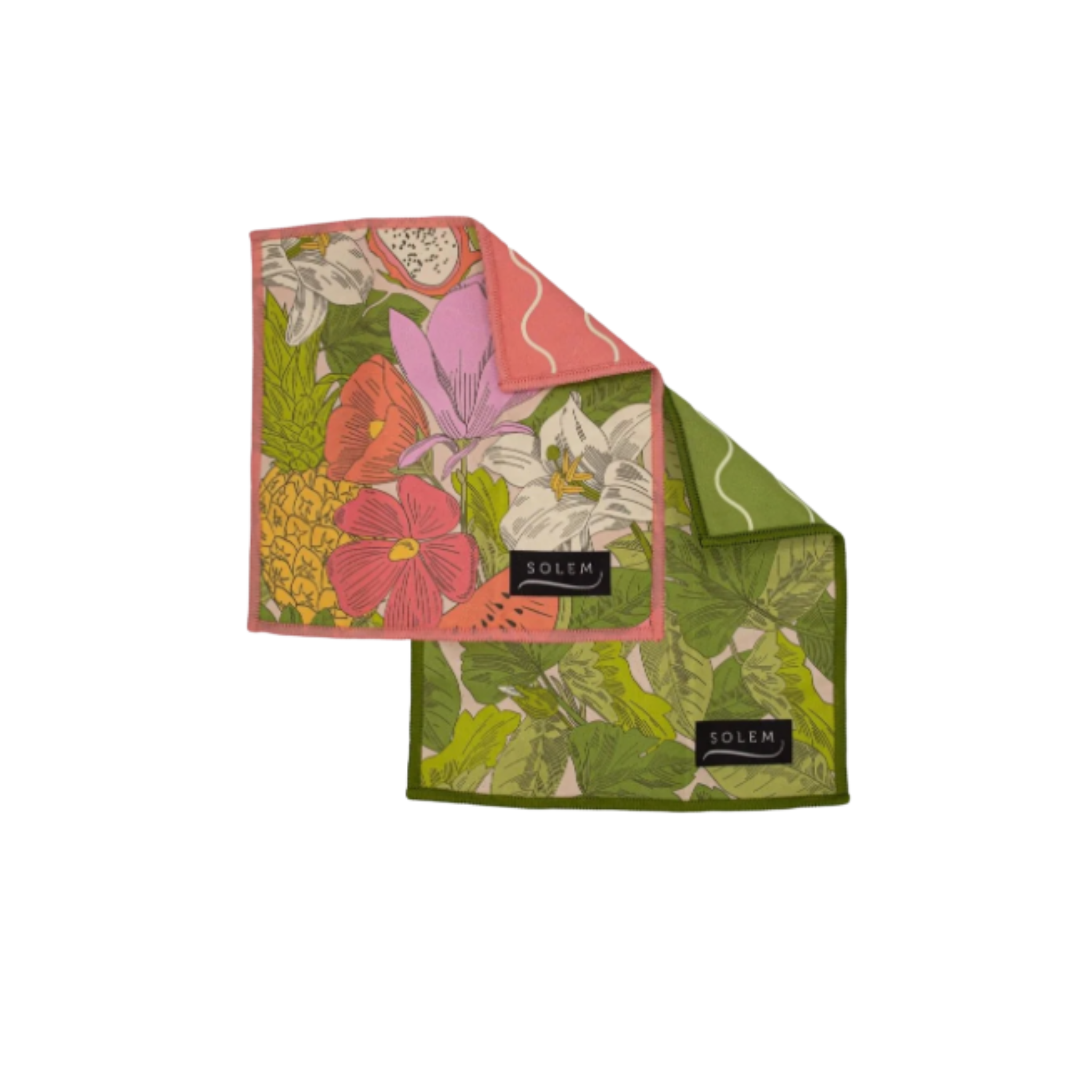 Ensemble de 2 lingettes à lunettes en microfibre Évasion Exotique - Solem