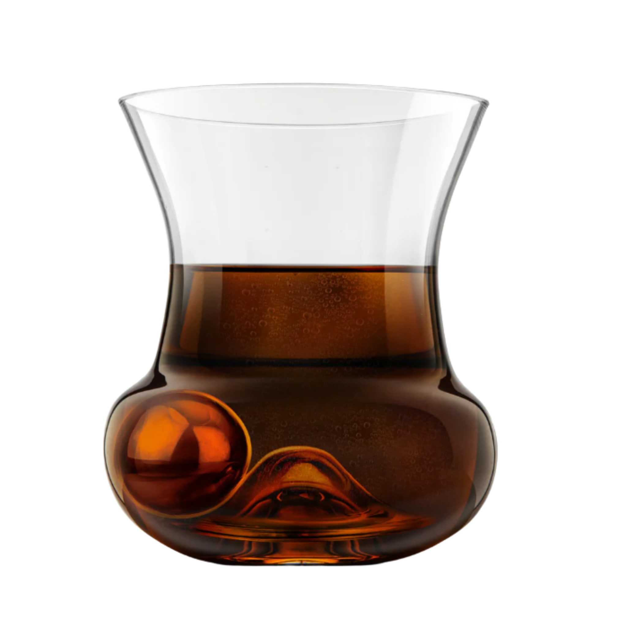 Verre à rhum avec bille réfrigérante et pince - Final Touch