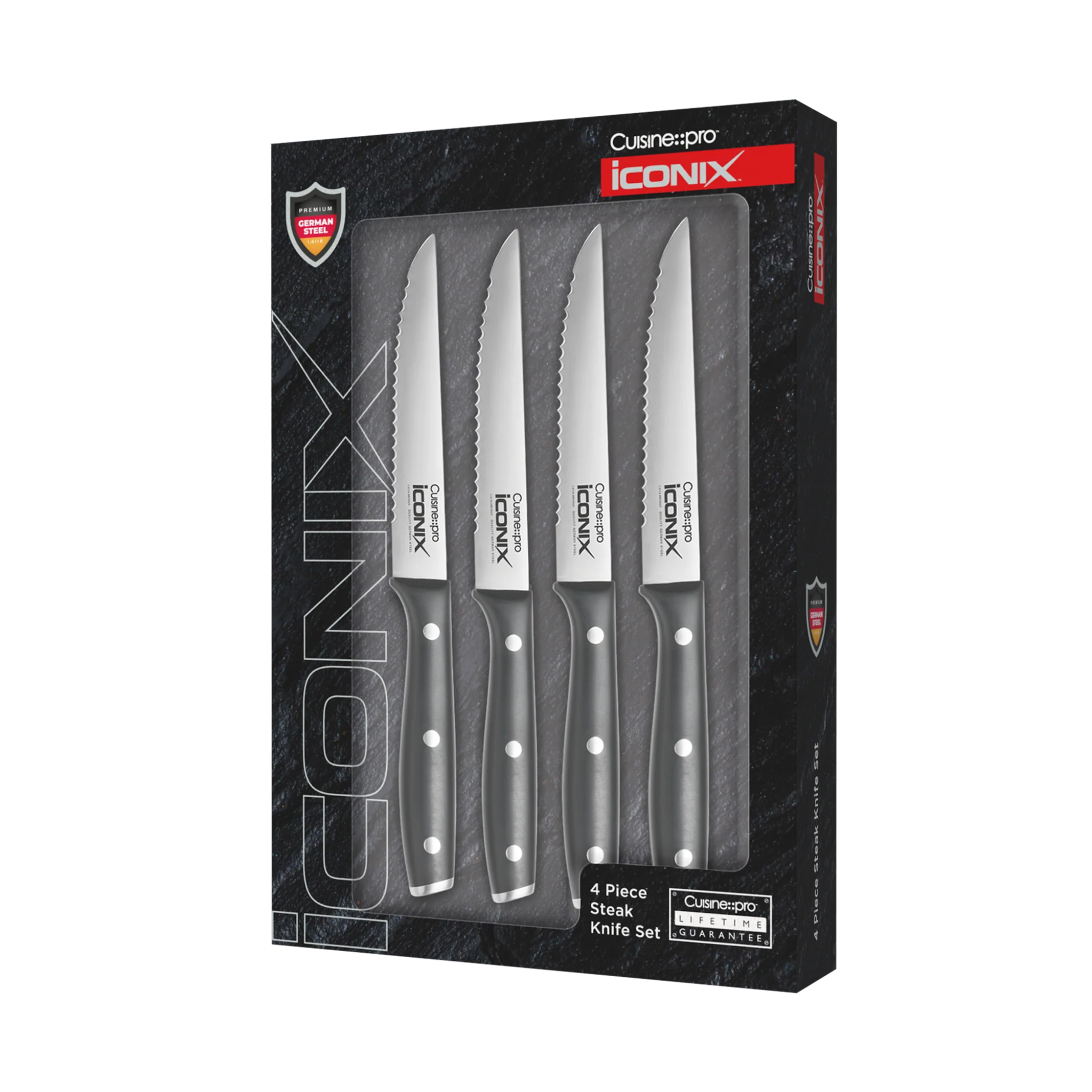 couteaux à steak utilisés pour couper un steak