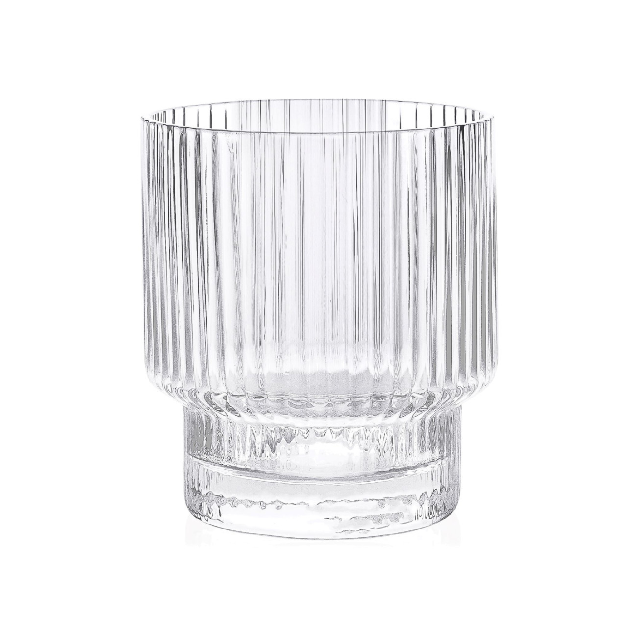 Set of 4 Ripple 340 ml glasses