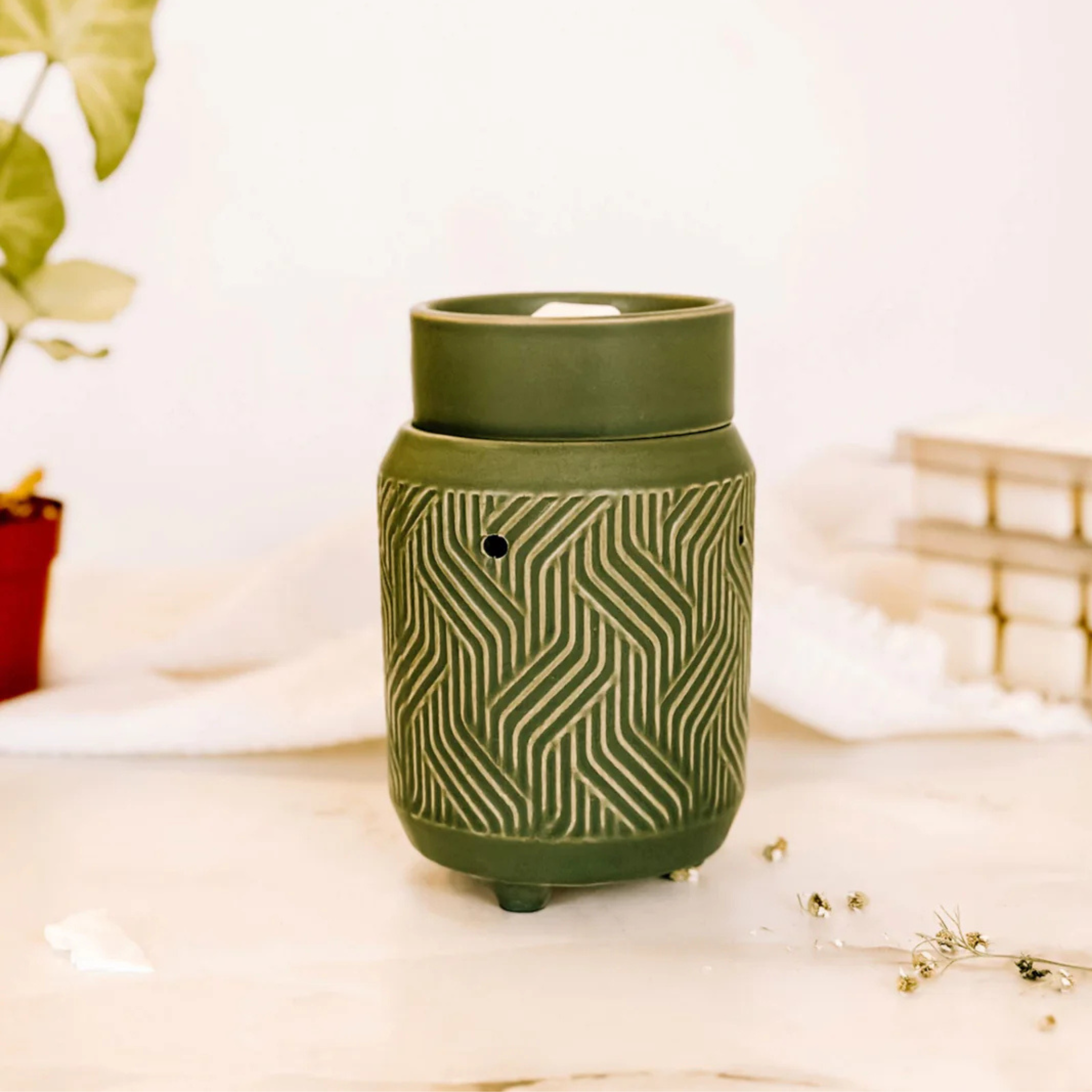 Diffuseur pour bloc de cire Jade - Marée Chandelles