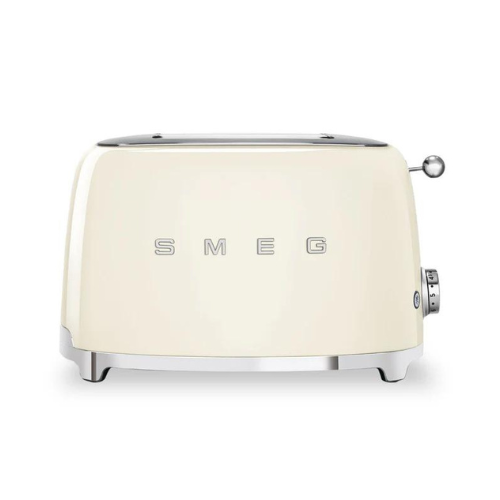 Grille-pain Deluxe 2 tranches crème - Smeg
