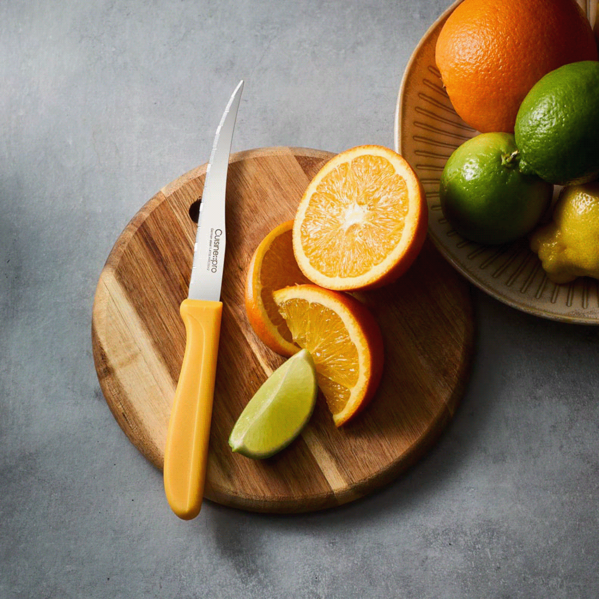 Couteau à légumes 10 cm CLASSIC jaune – Cuisine::pro®