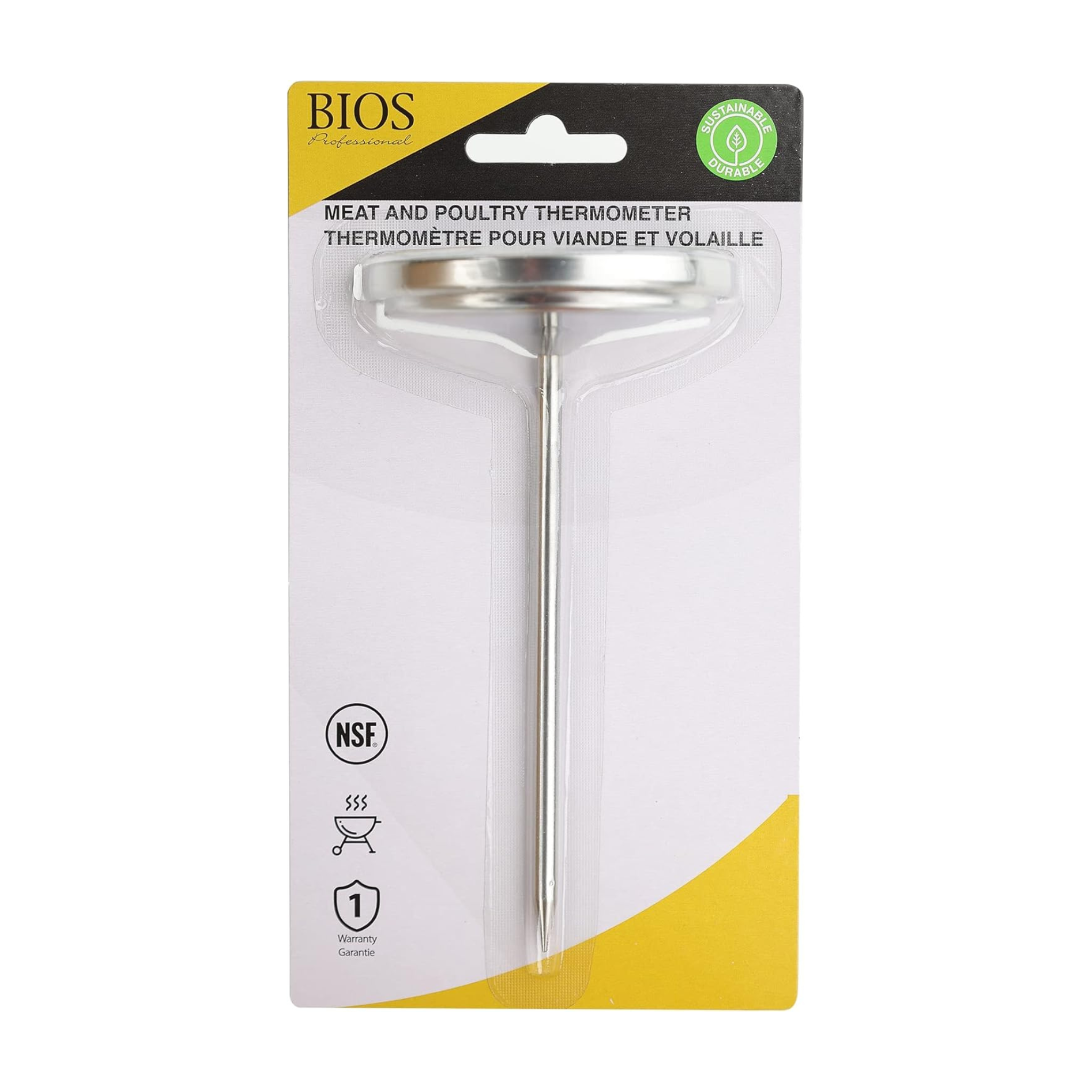Thermomètre professionnel à viande et volaille à cadran - Bios Bios