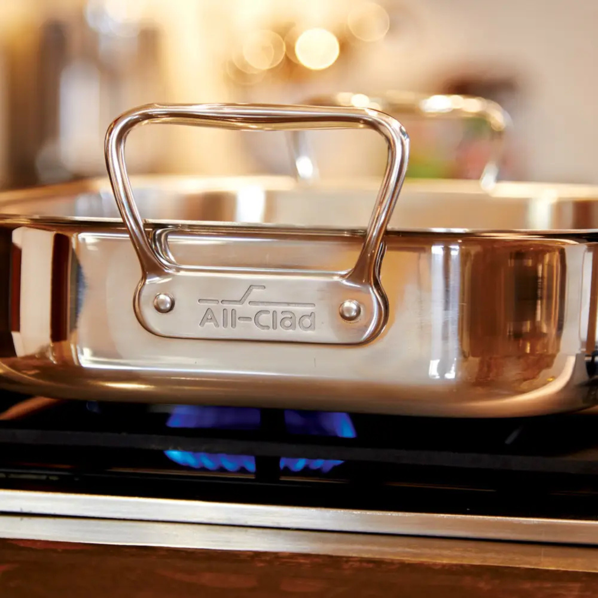 Plat à lasagne en acier inoxydable avec couvercle 11 x 14 po – All-Clad All-Clad