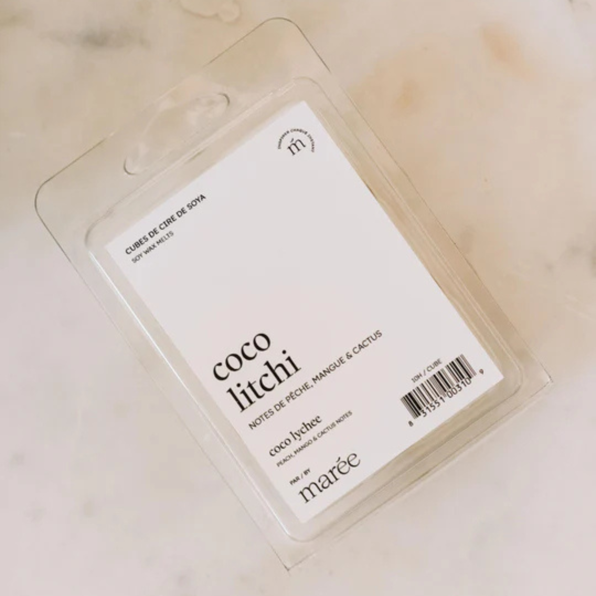 Coco Lychee Soy Wax Melts for Diffuser 74 ml – Marée Chandelles