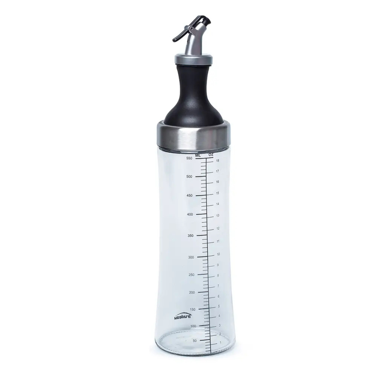 Glass Oil Bottle with Infuser and 2 Pour Spouts 547 ml – Trudeau