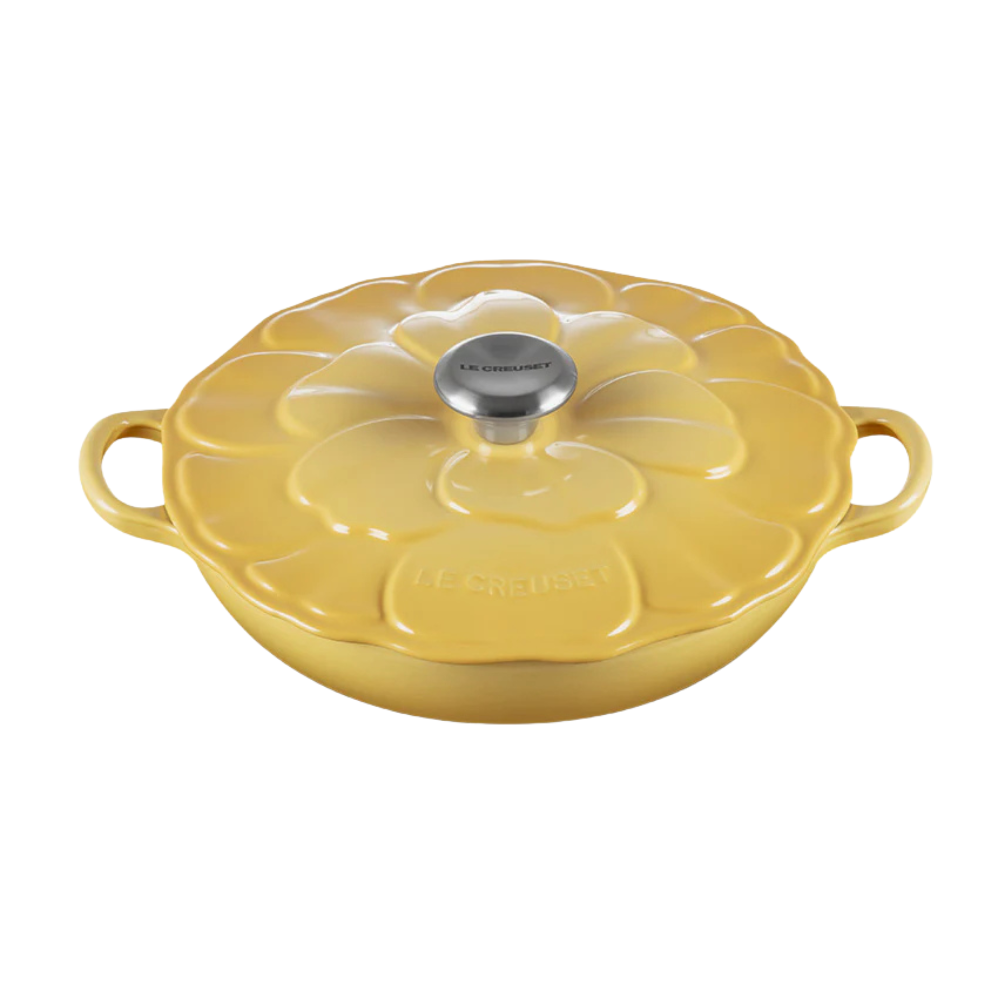 Braisière en fonte pétales Camomille 2.2L - Le Creuset