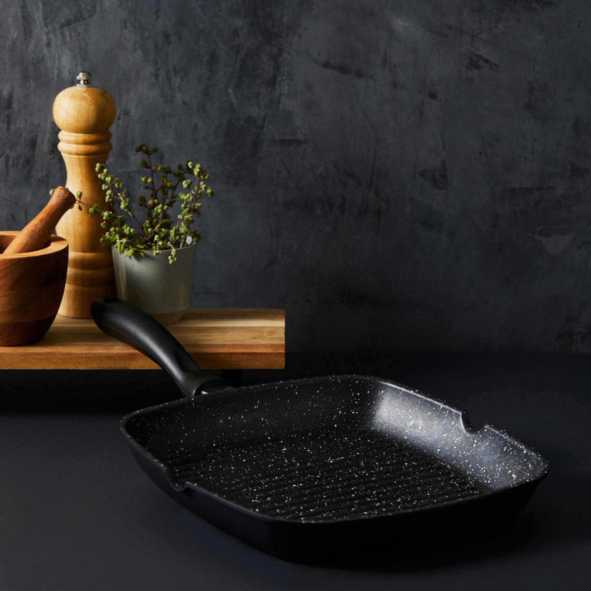 Poêle à griller 11"x11" STONE - Cuisine::pro®