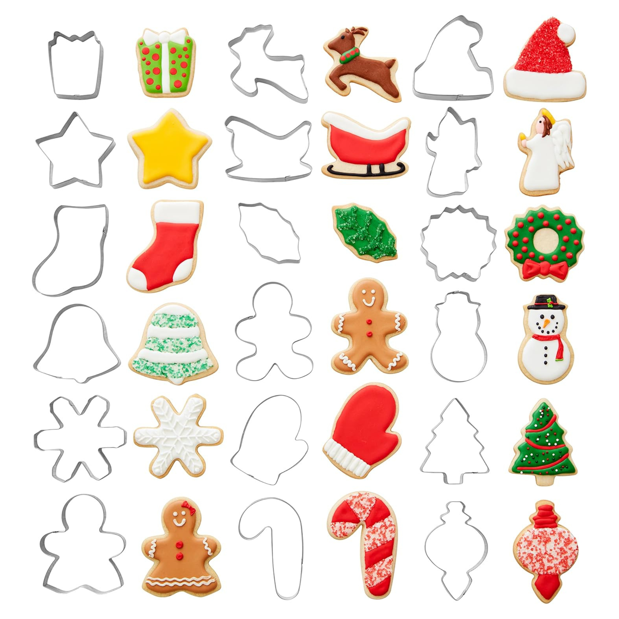 Ensemble de 18 emporte-pièces de Noël - Wilton