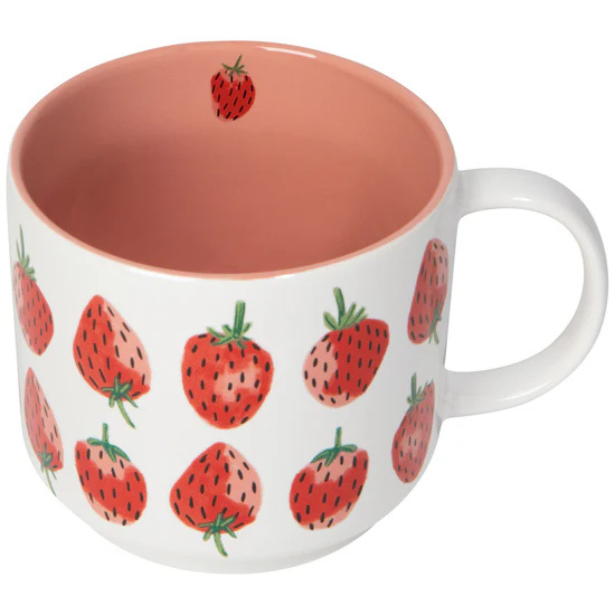 Ensemble tasse 473ml et bas Fraises - Danica