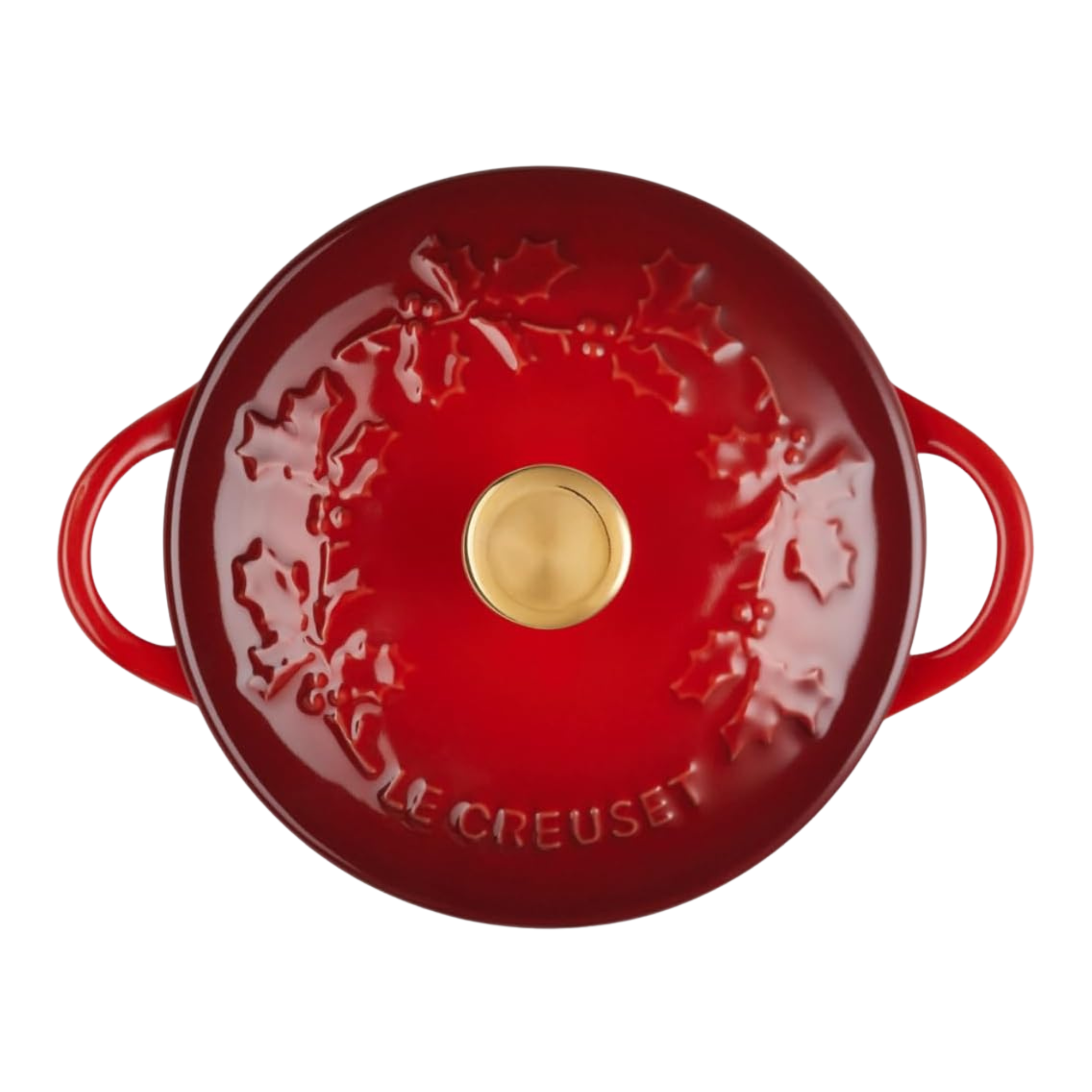 Mini cocotte ronde Holly Cerise 240 ml – Le Creuset