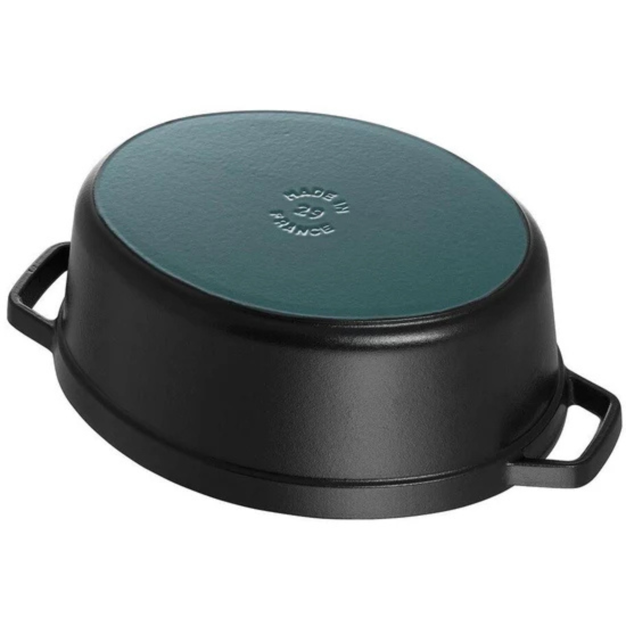 Cocotte ovale en fonte émaillée noire 6,7 L – Staub 
