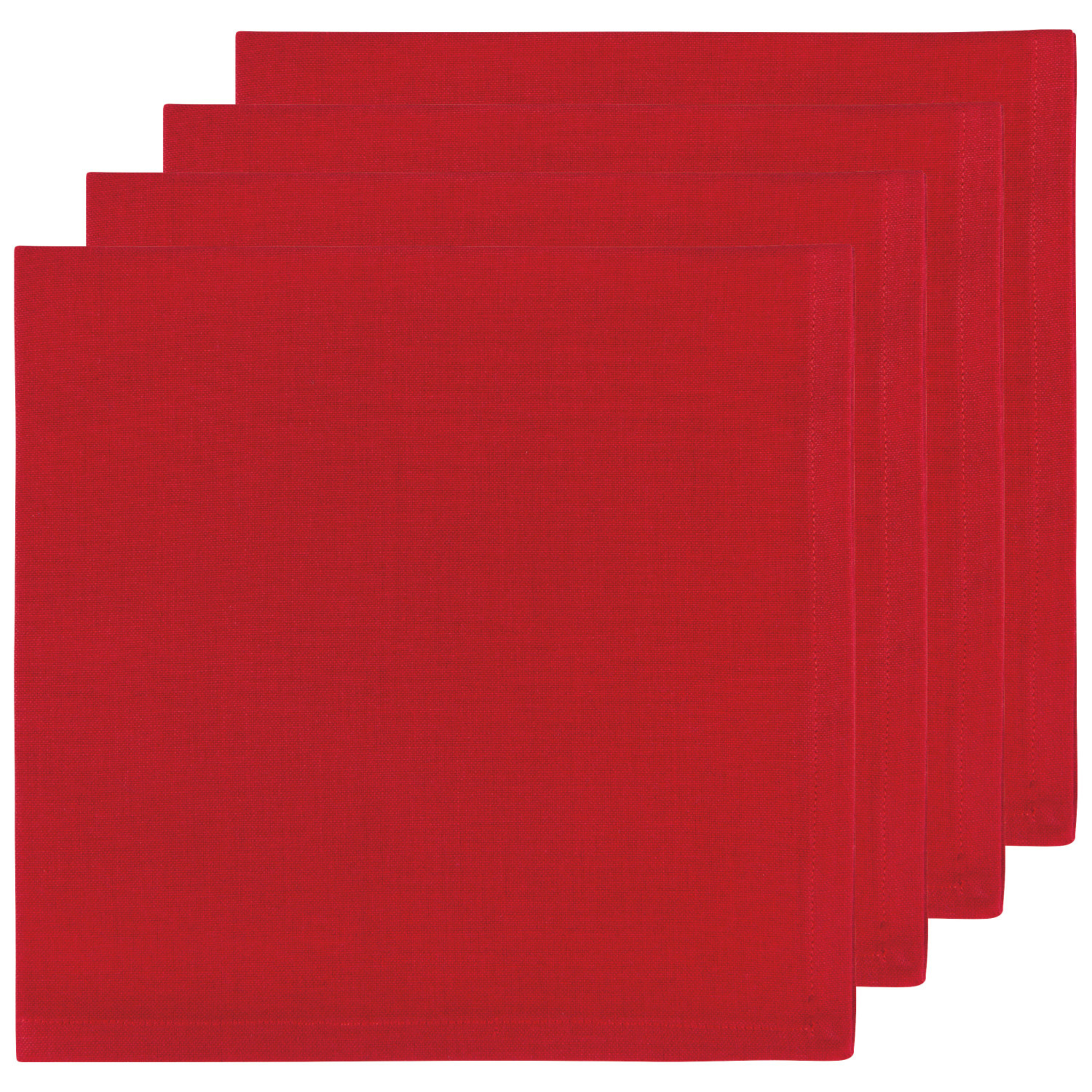 Ensemble de 4 serviettes de table Rouge – Now Designs