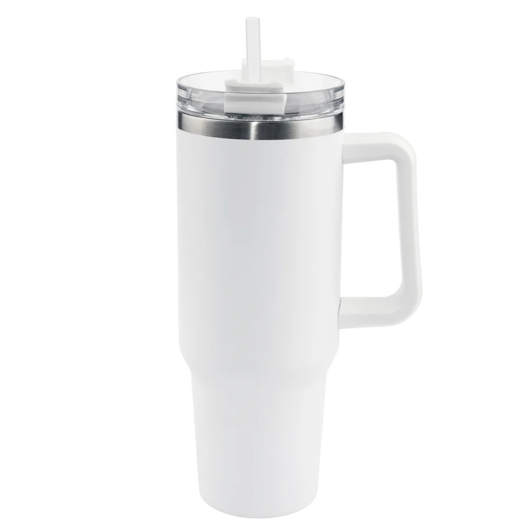 Tasse de voyage à double paroi Blanche 1200 ml