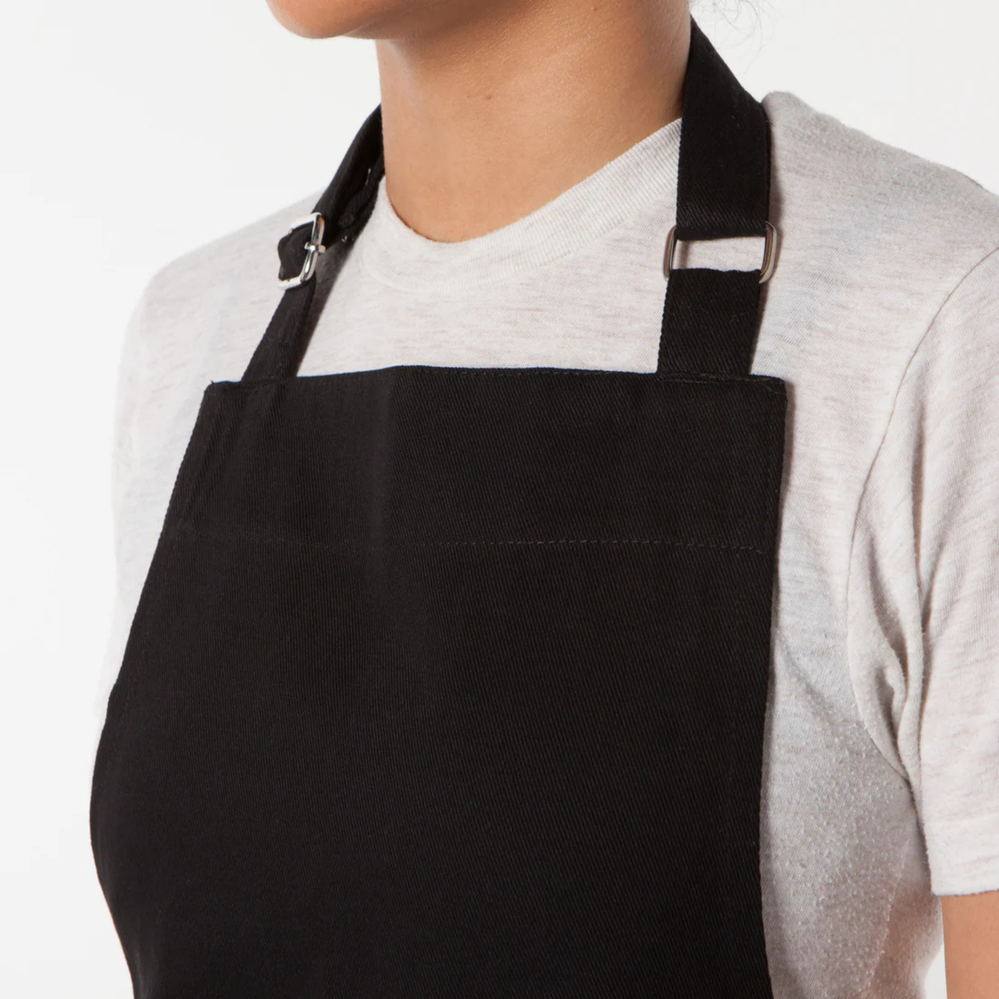 Détail tissu coton épais tablier cuisine