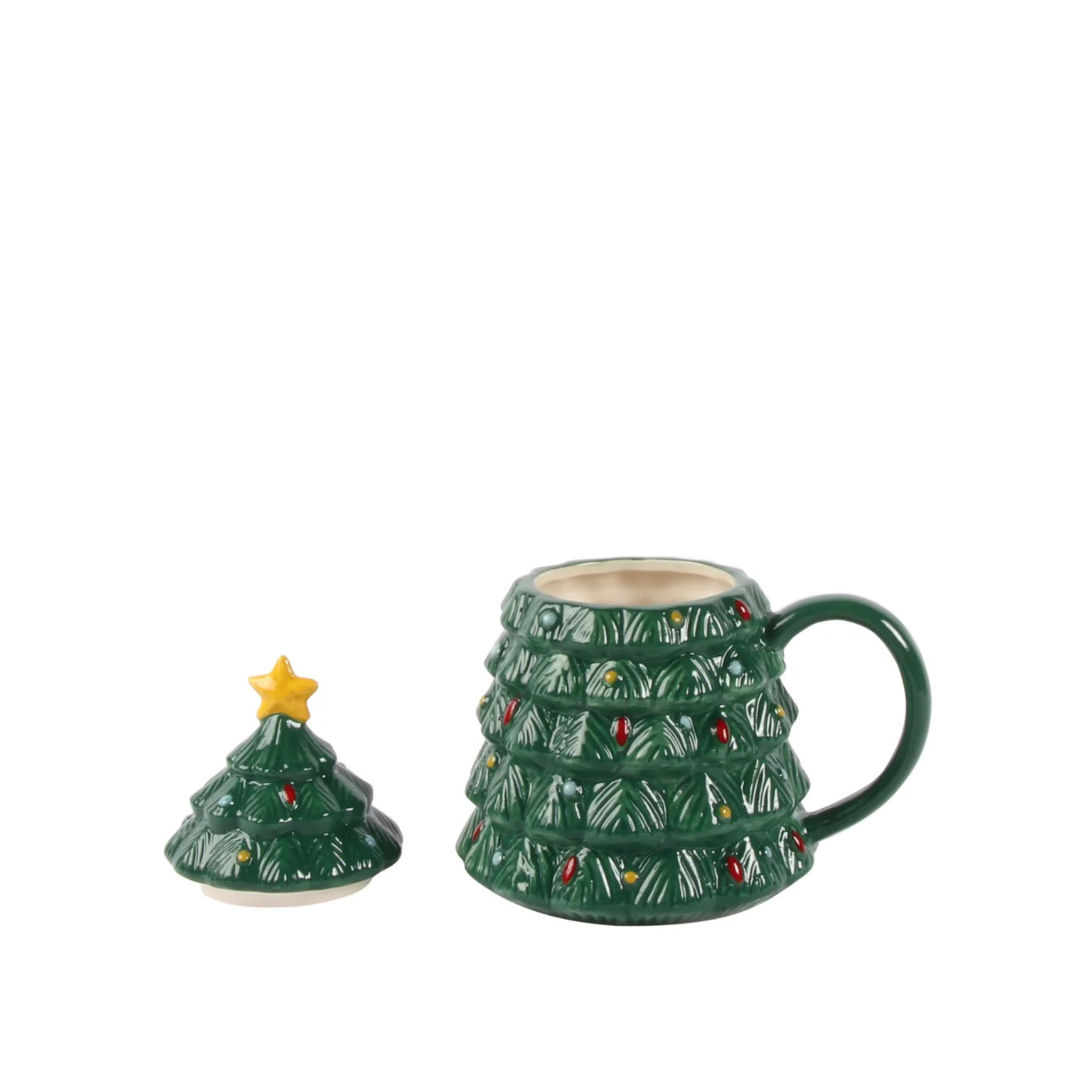 Tasse avec couvercle Sapin Vert