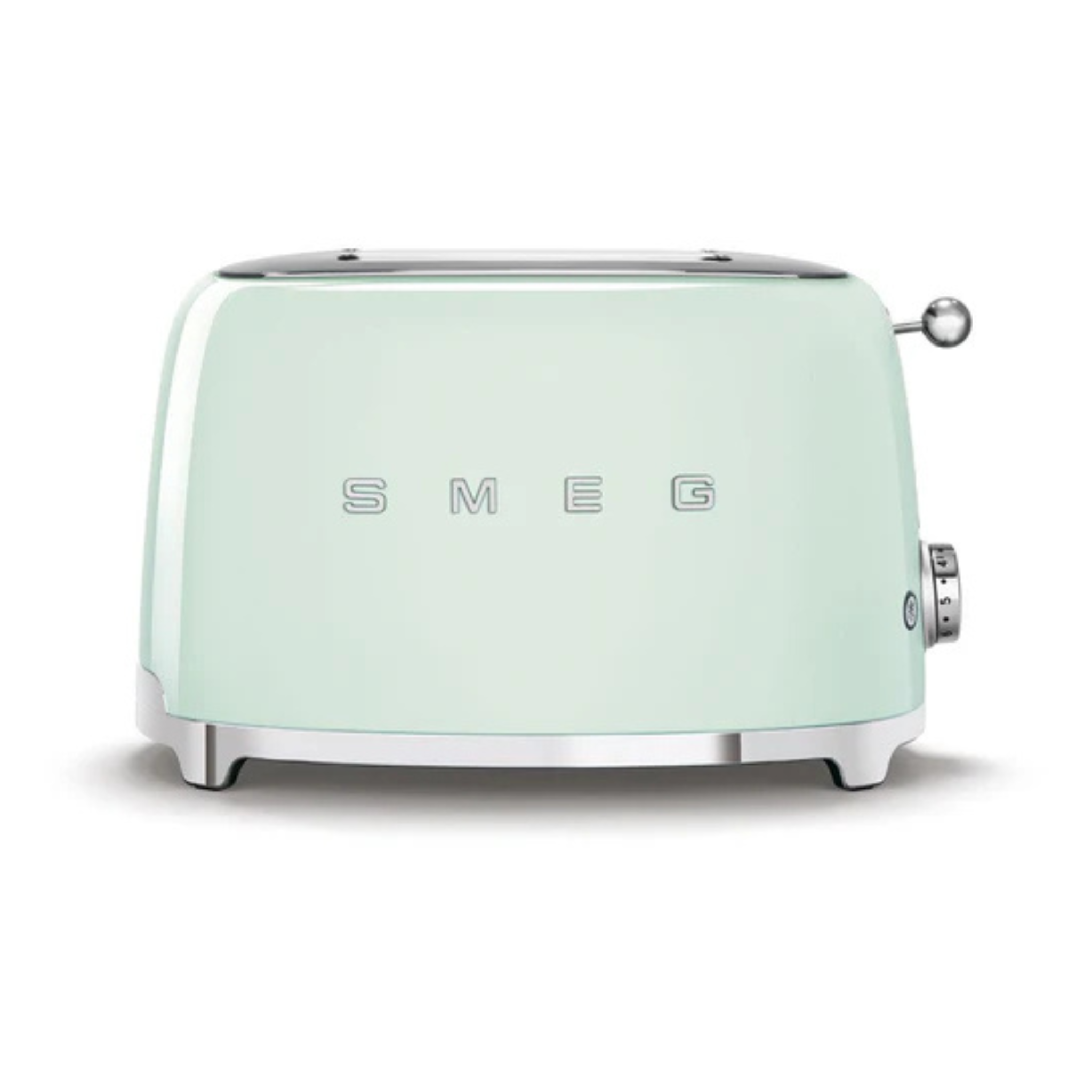 Grille-pain Deluxe 2 tranches vert pastel - Smeg