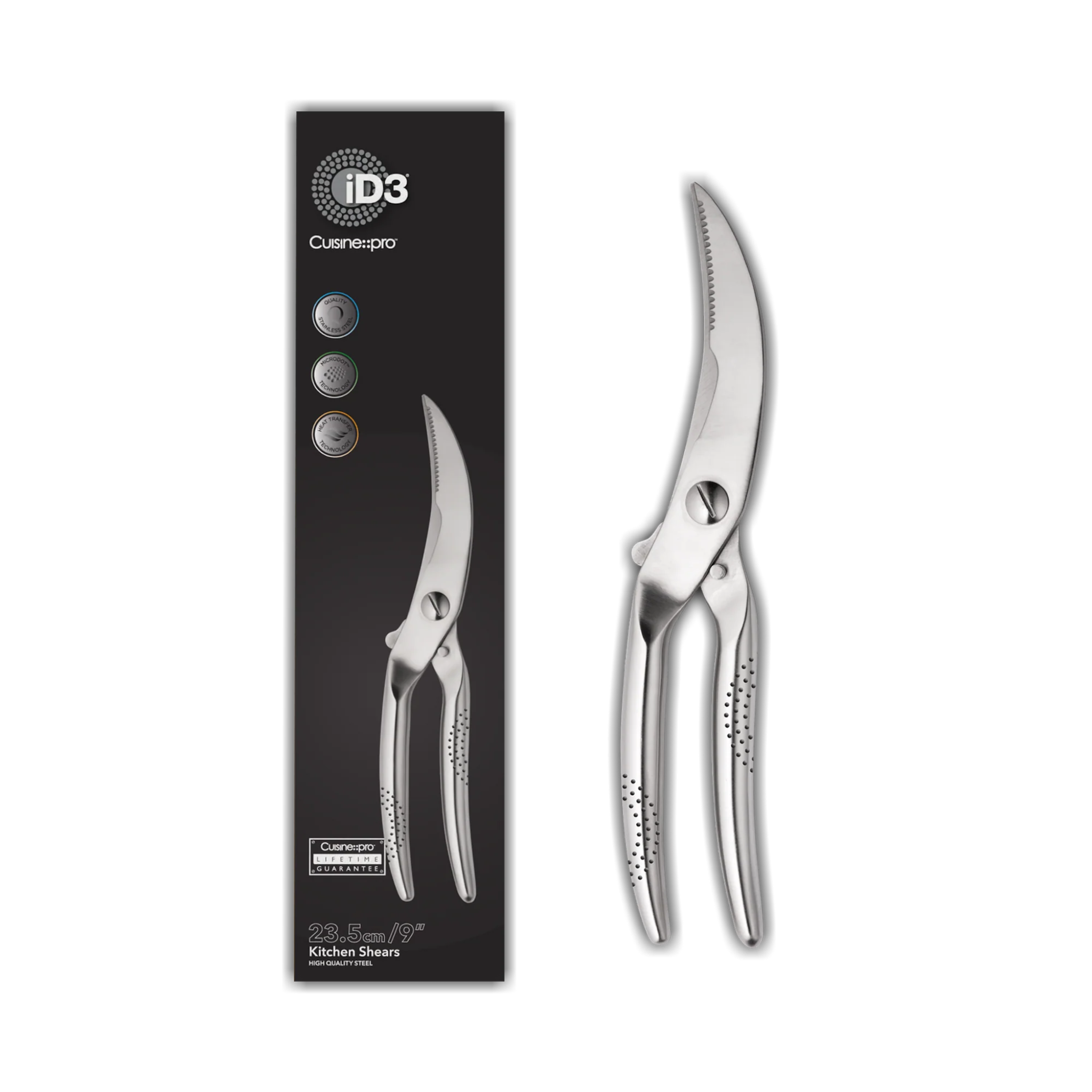 Ciseaux de cuisine acier inoxydable iD3® – Cuisine::pro®