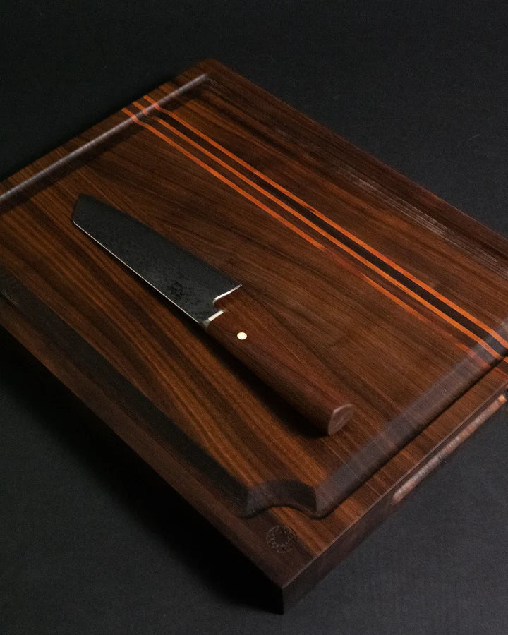 Planche à découper en noyer à double face L'Abeille - Hazaki