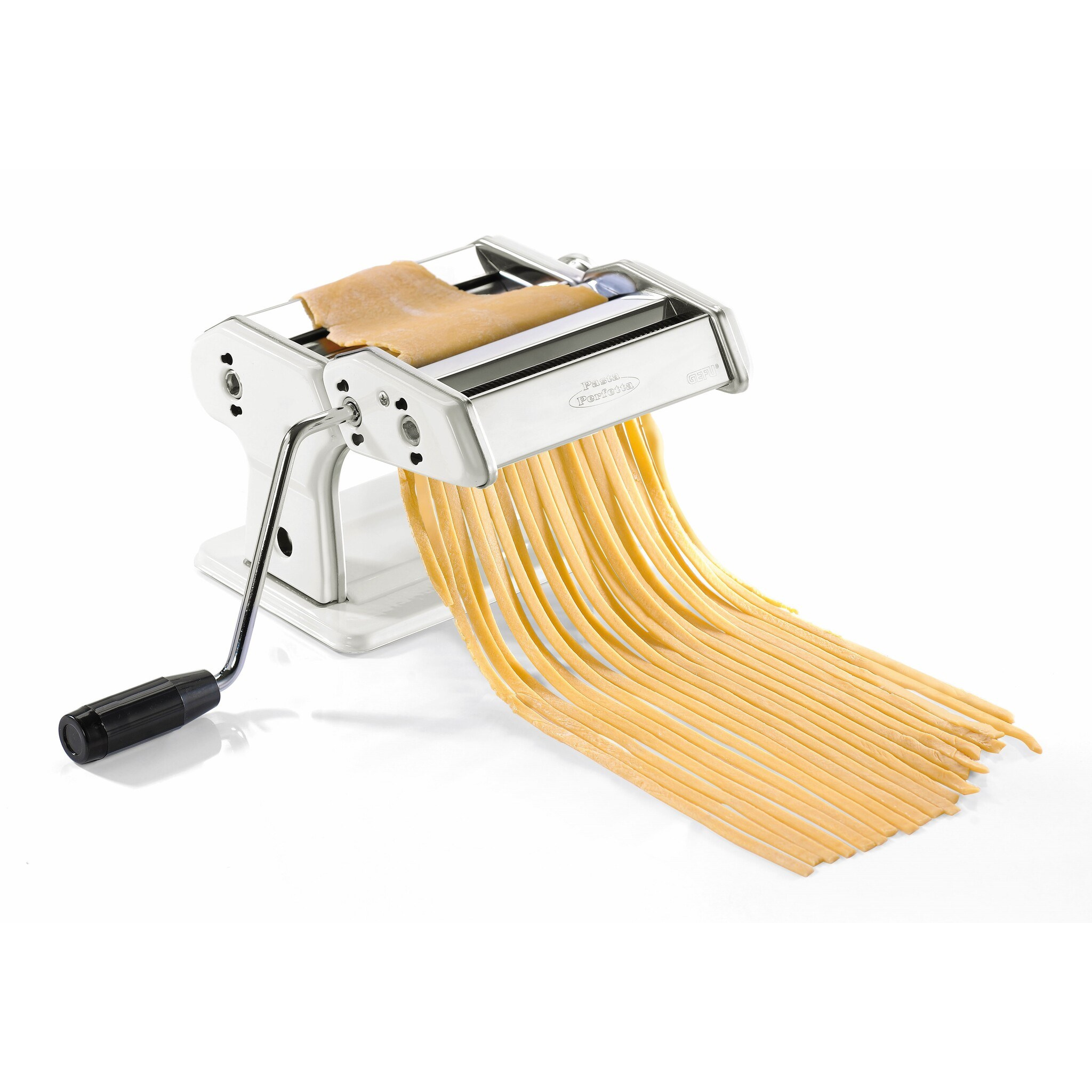GEFU White Stainless Steel Pasta Machine