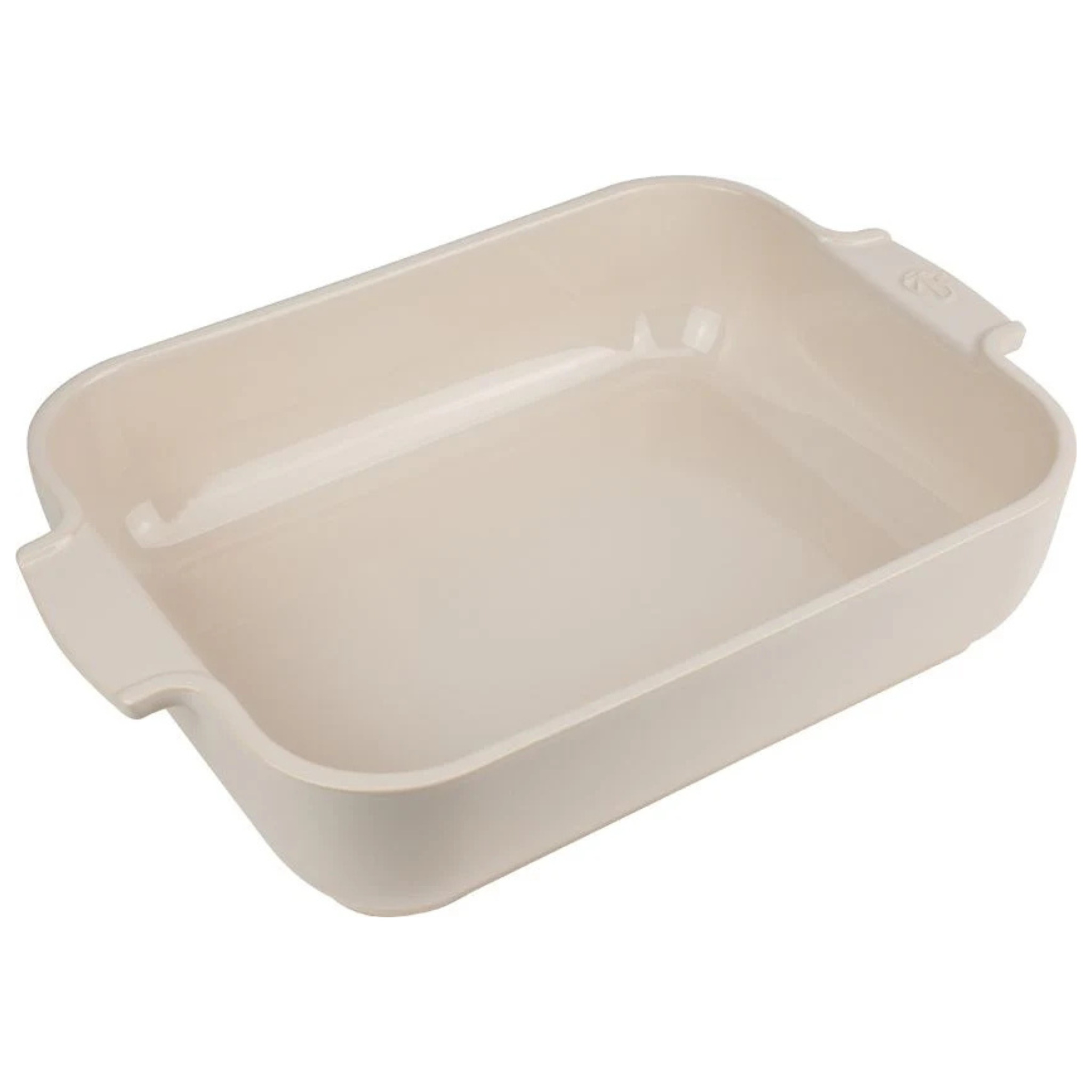 Plat rectangulaire en céramique Appolia Ecru 32 cm - Peugeot