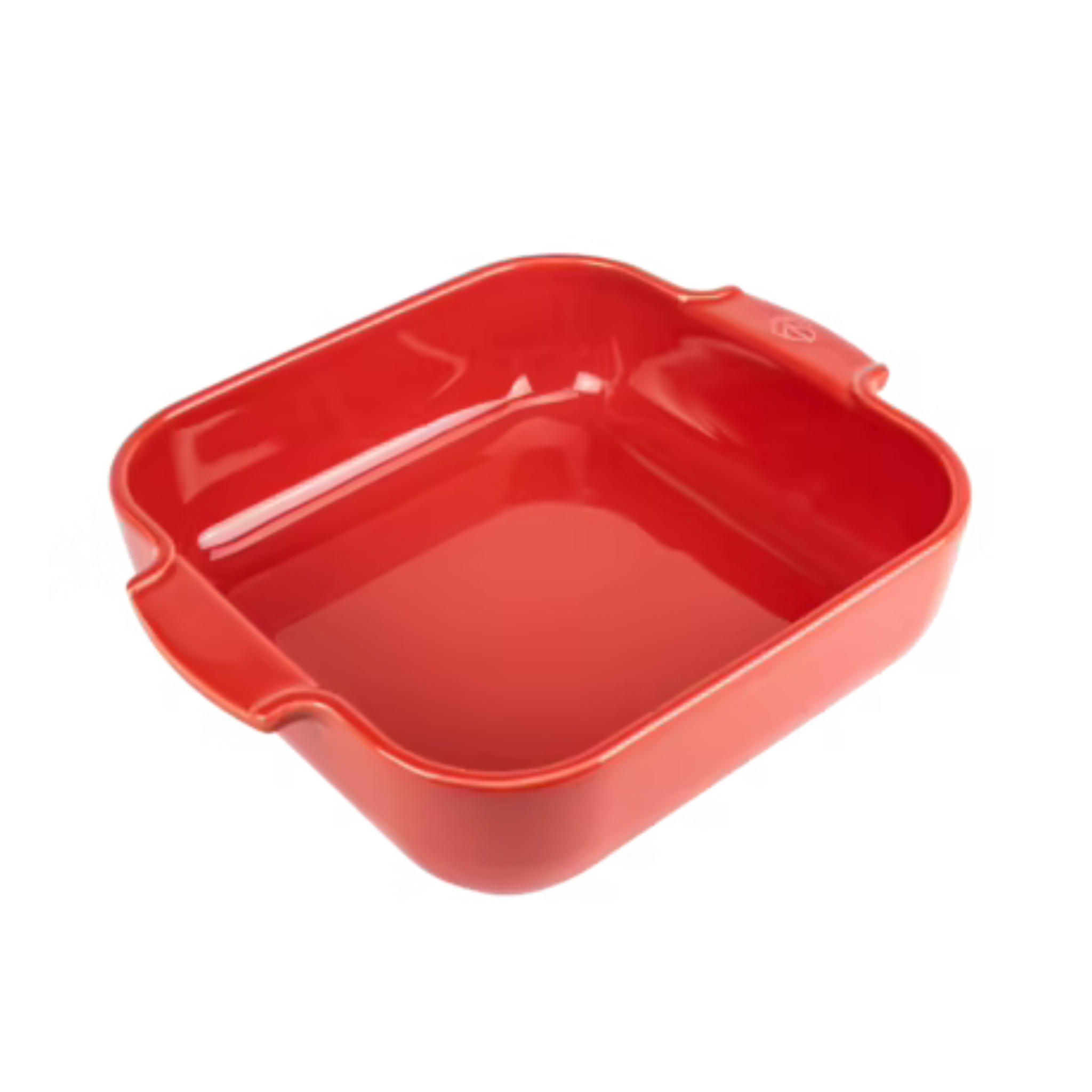 Plat carré en céramique Appolia Rouge 28 cm - Peugeot