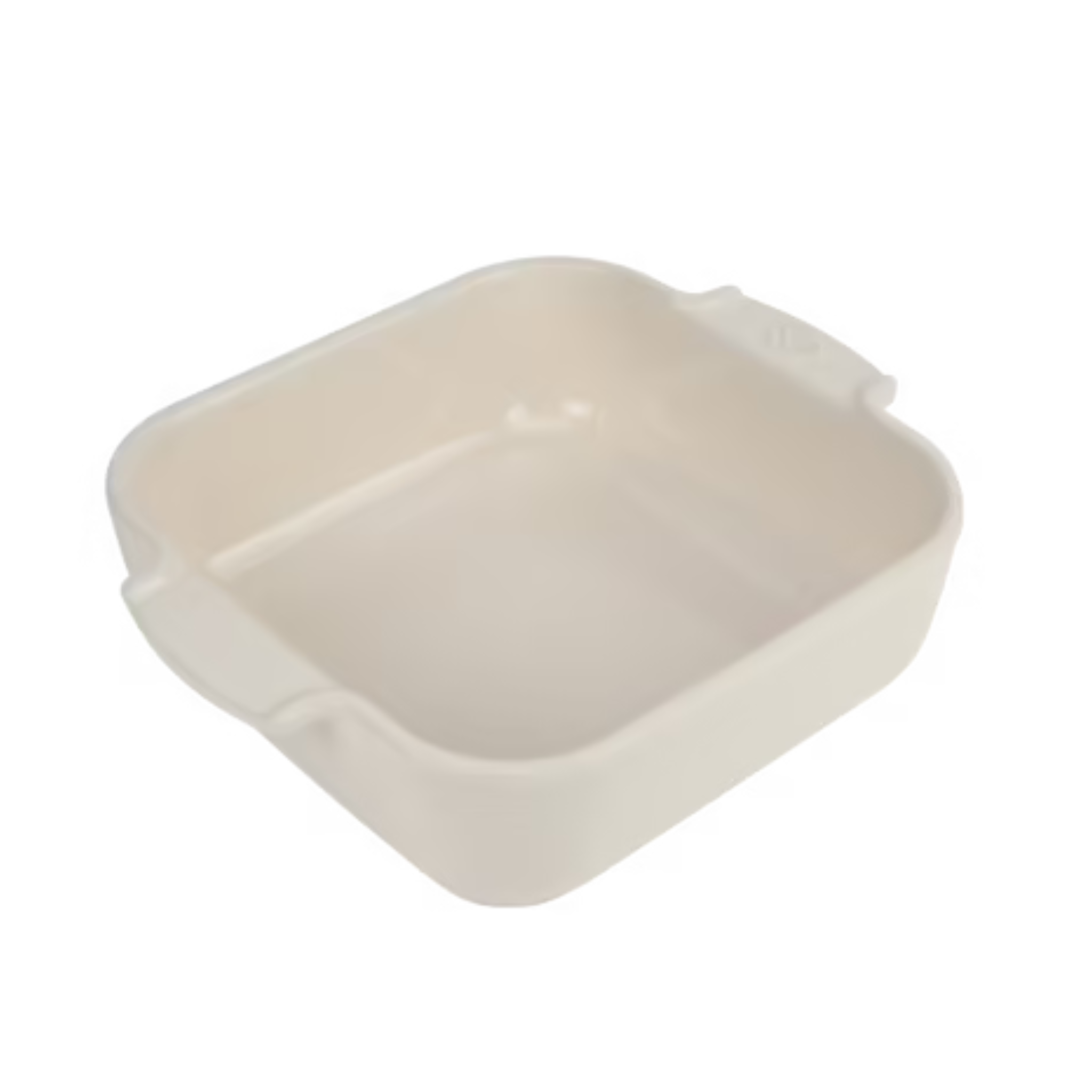 Plat carré en céramique Appolia Écru 21 cm - Peugeot