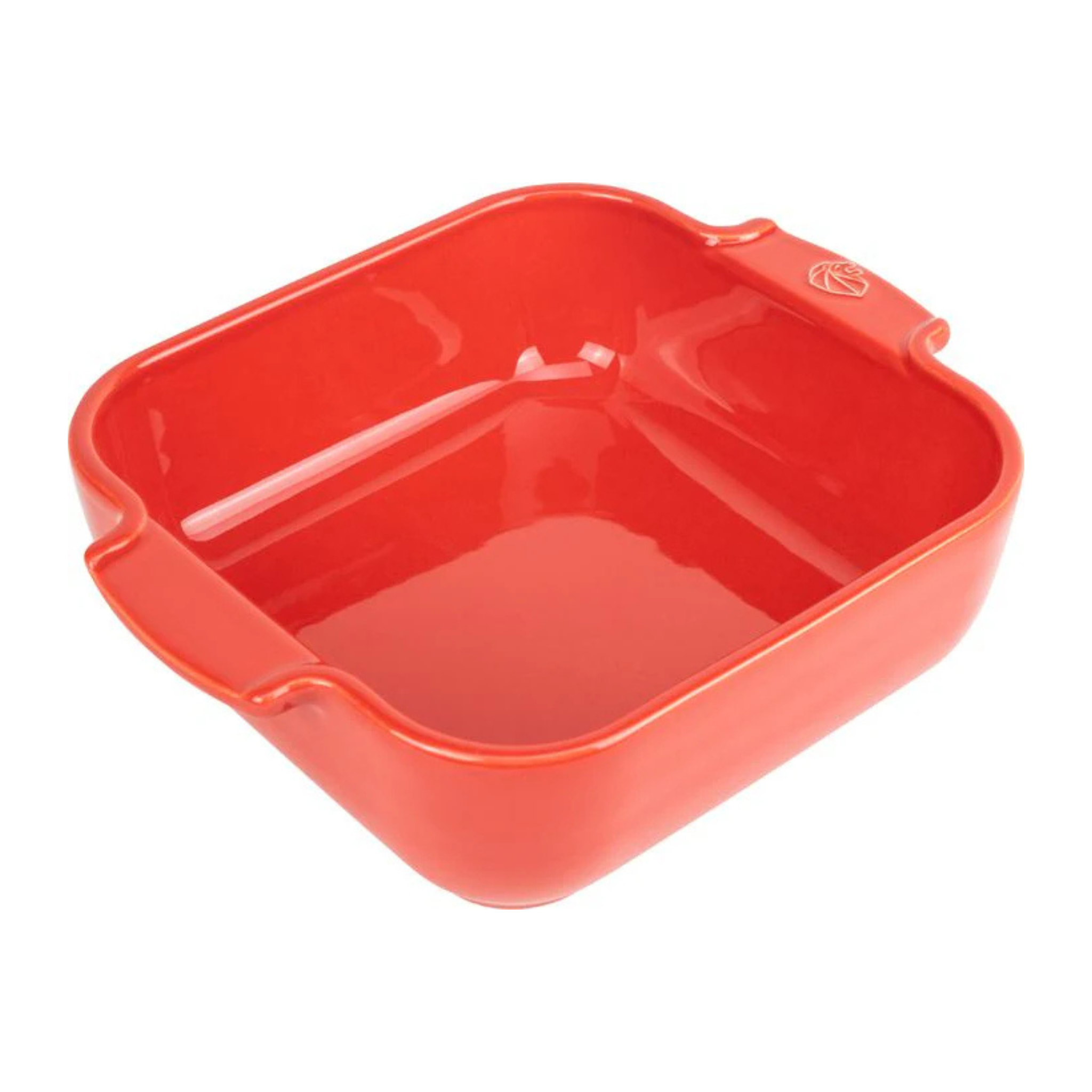 Plat en céramique carré Appolia Rouge 21cm - Peugeot
