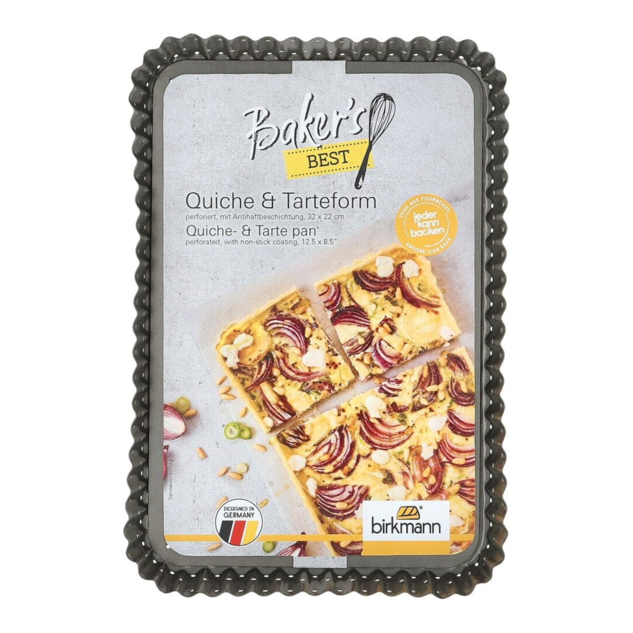 Moule à tarte rectangulaire 12.5x8.5" - Baker's Best