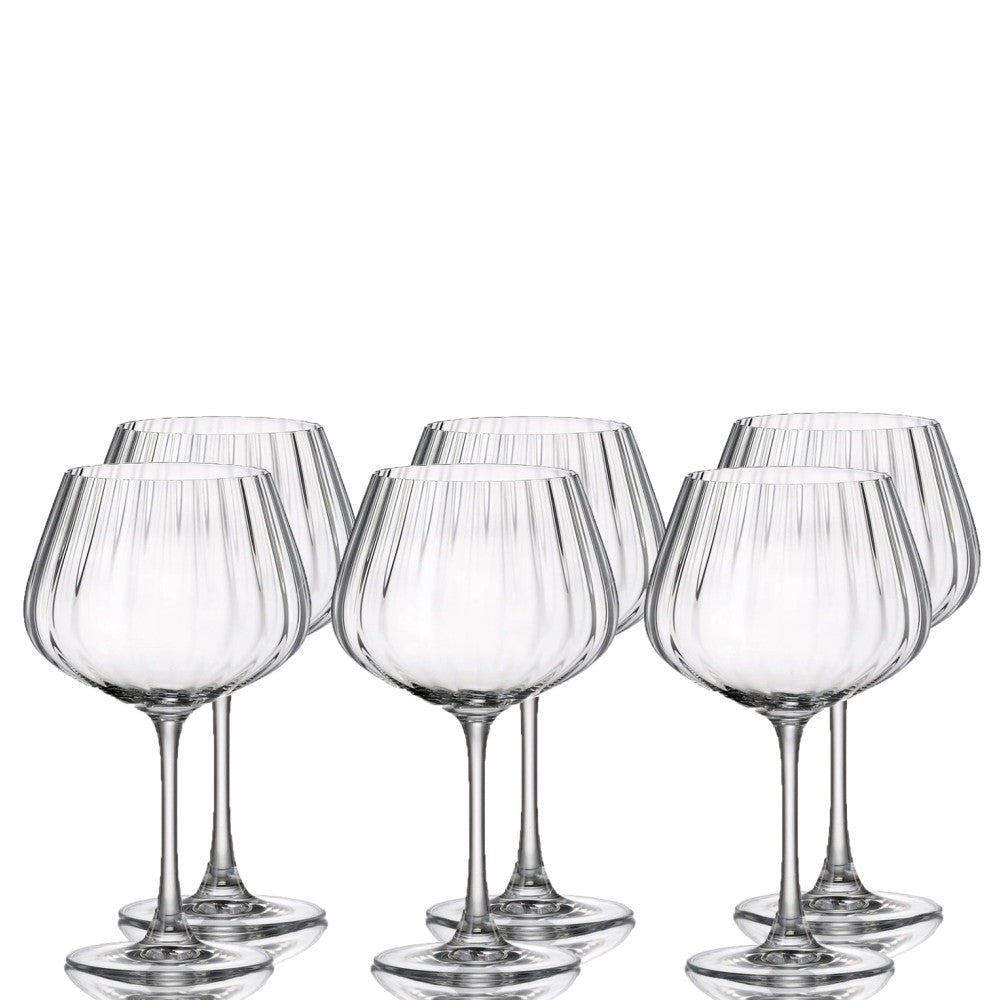 Ensemble de 6 coupes à vin Columba Optic 640ml