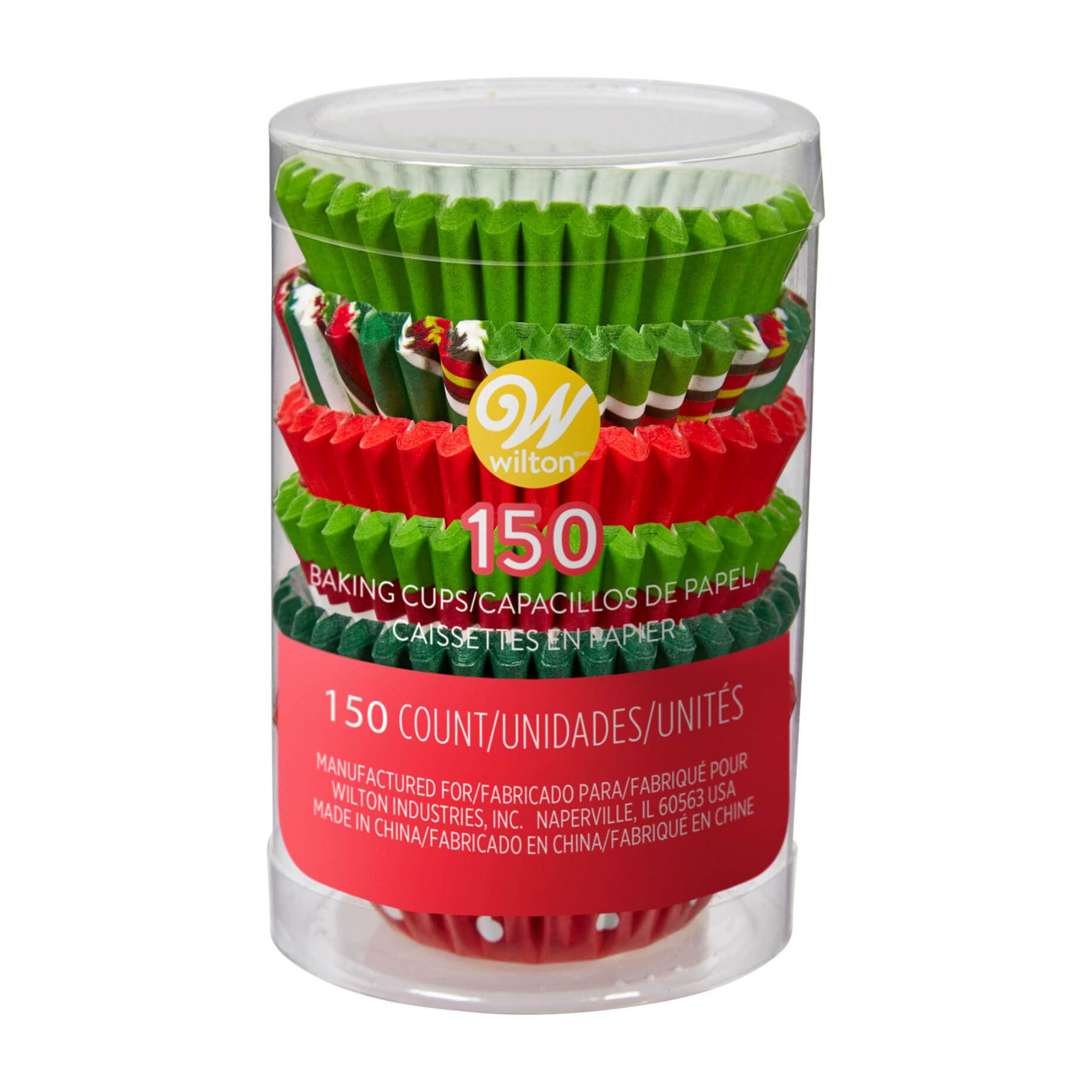 Ensemble de 150 mini caissettes de Noël - Wilton