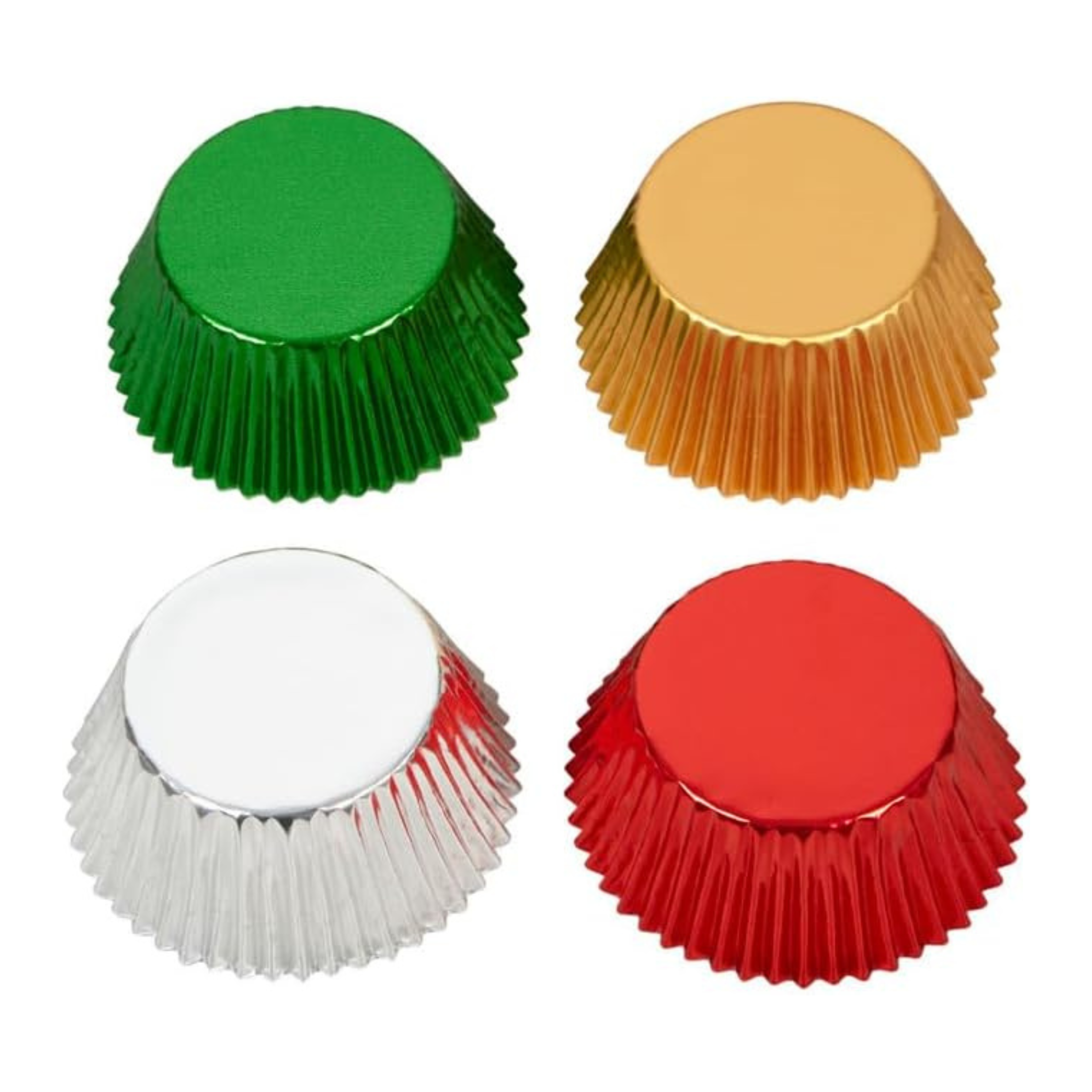 Ensemble de 48 caissettes en papier d'aluminium Noël - Wilton