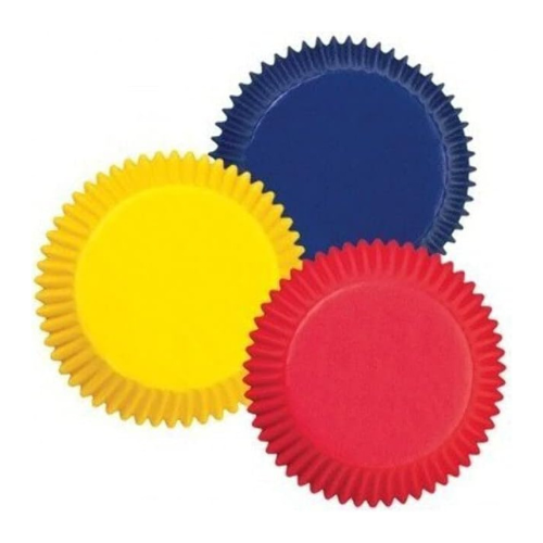 Ensemble de 75 moules à muffins Couleurs Primaires - Wilton
