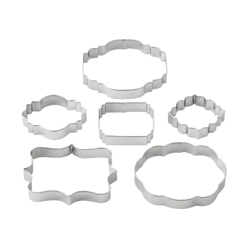 Ensemble de 6 découpeurs à fondant Plaques - Wilton