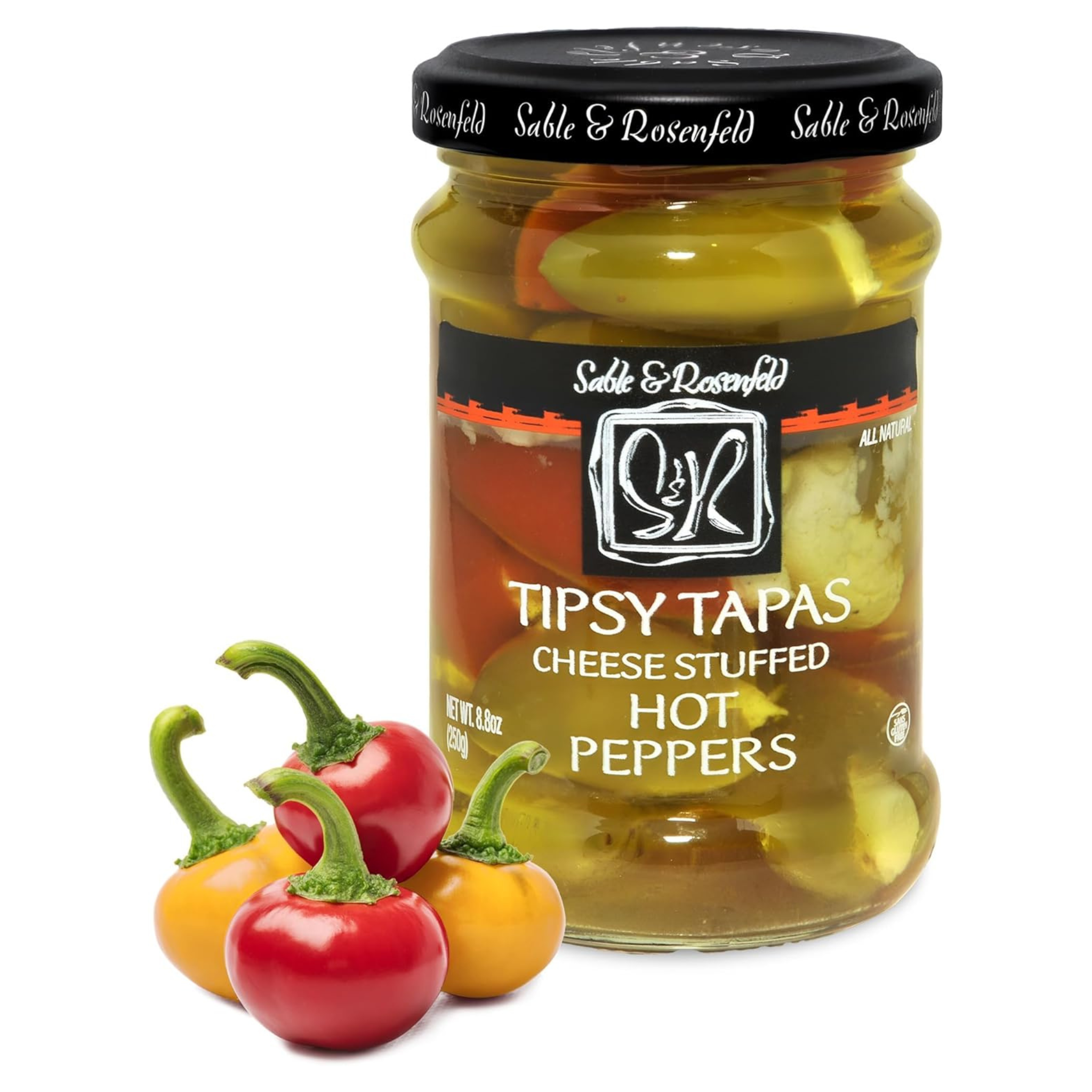 Hot peppers stuffed with cheese 265ml