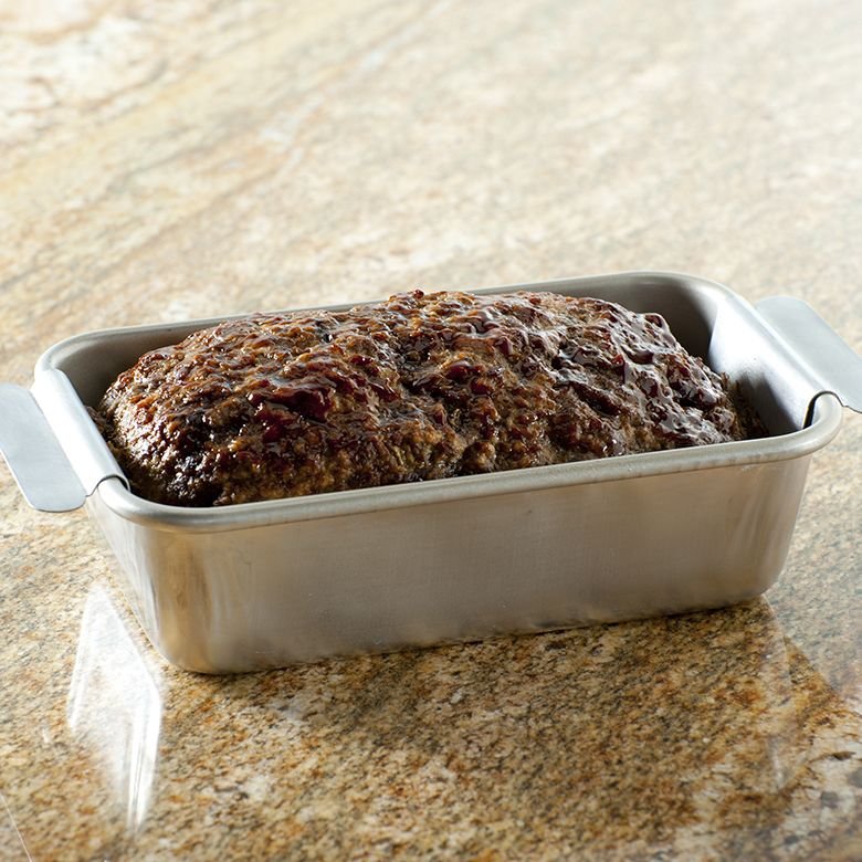 Meatloaf pan with pusher