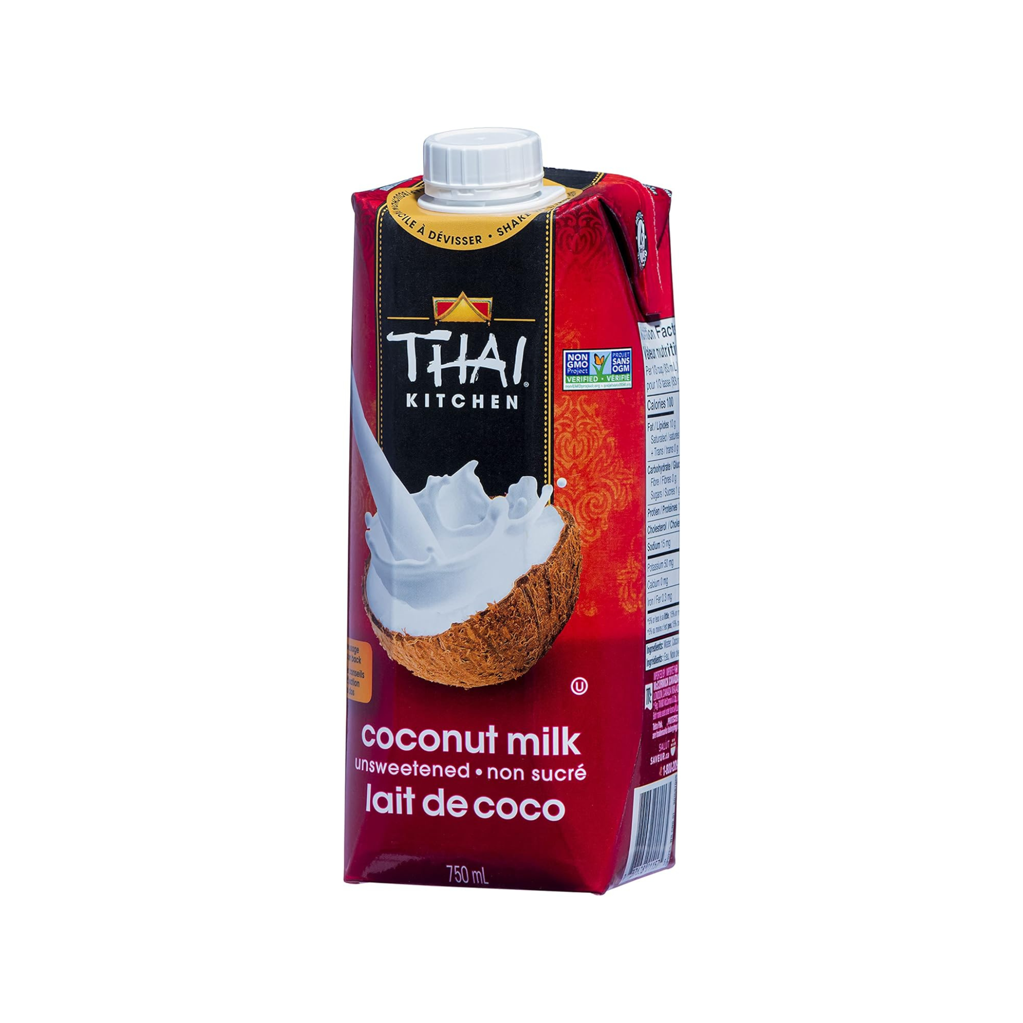 Lait de coco non sucré 750ml - Thai Kitchen