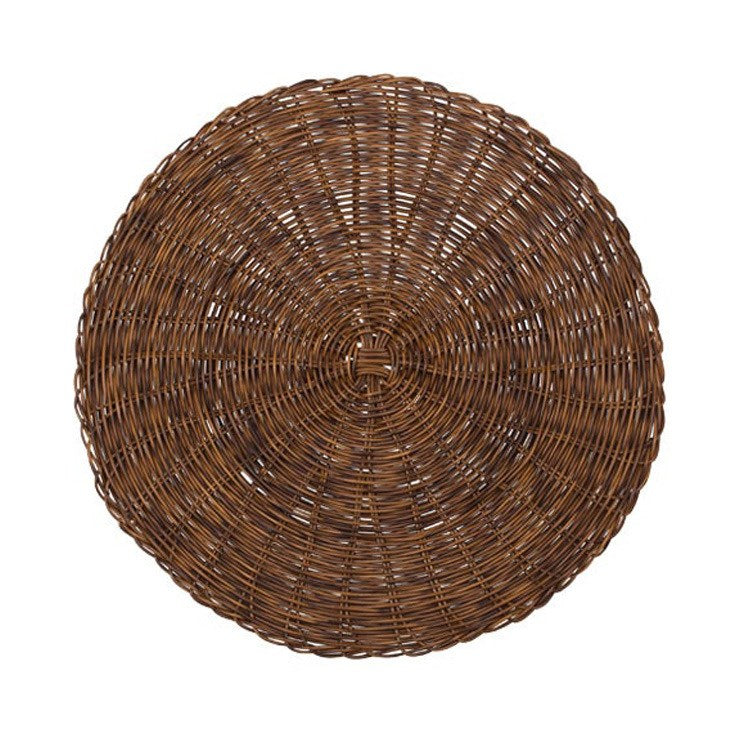 Napperon de table tressé rouille