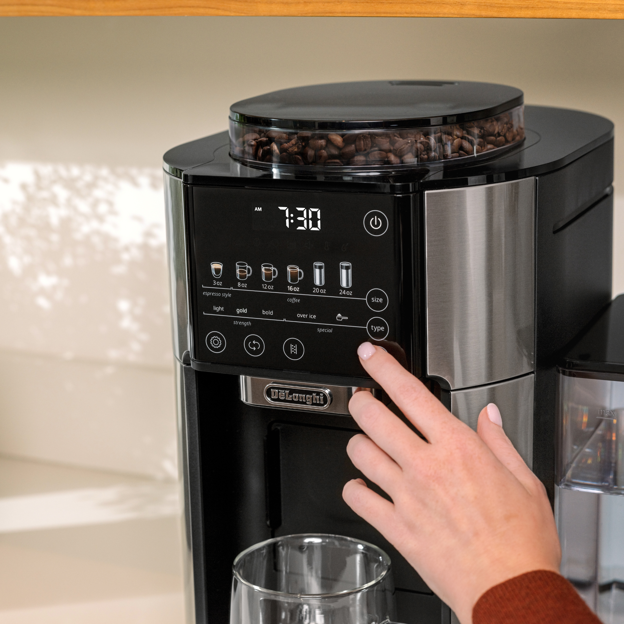 Machine à café automatique TrueBrew avec technologie Bean Extract – De’Longhi De'Longhi