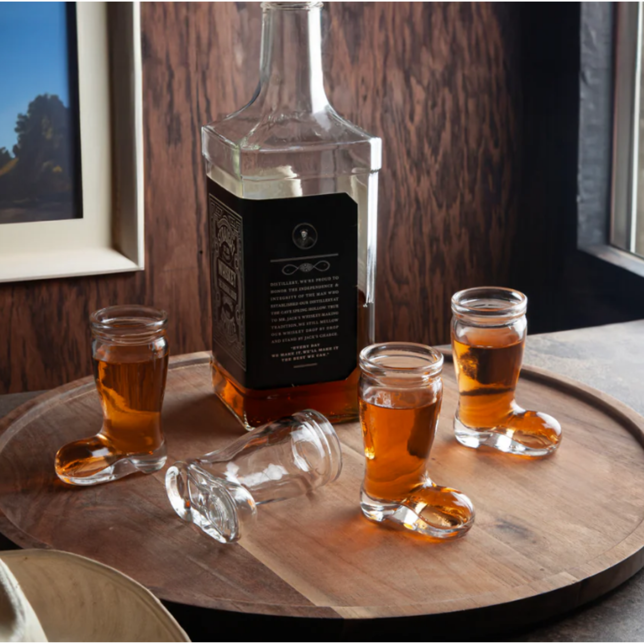 Ensemble de 4 verres à shooter bottes - Final Touch