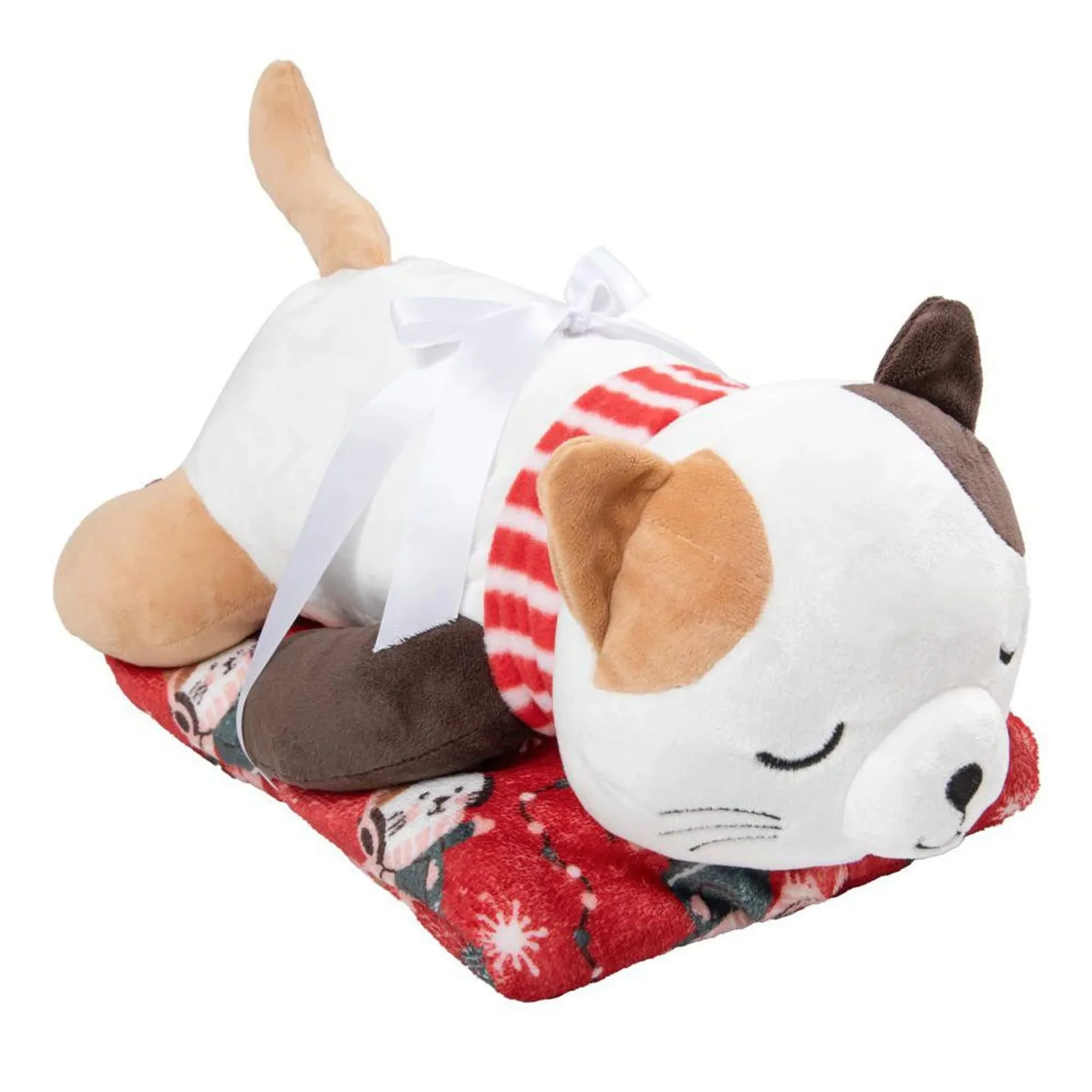 Ensemble couverture et peluche pour enfants Chat